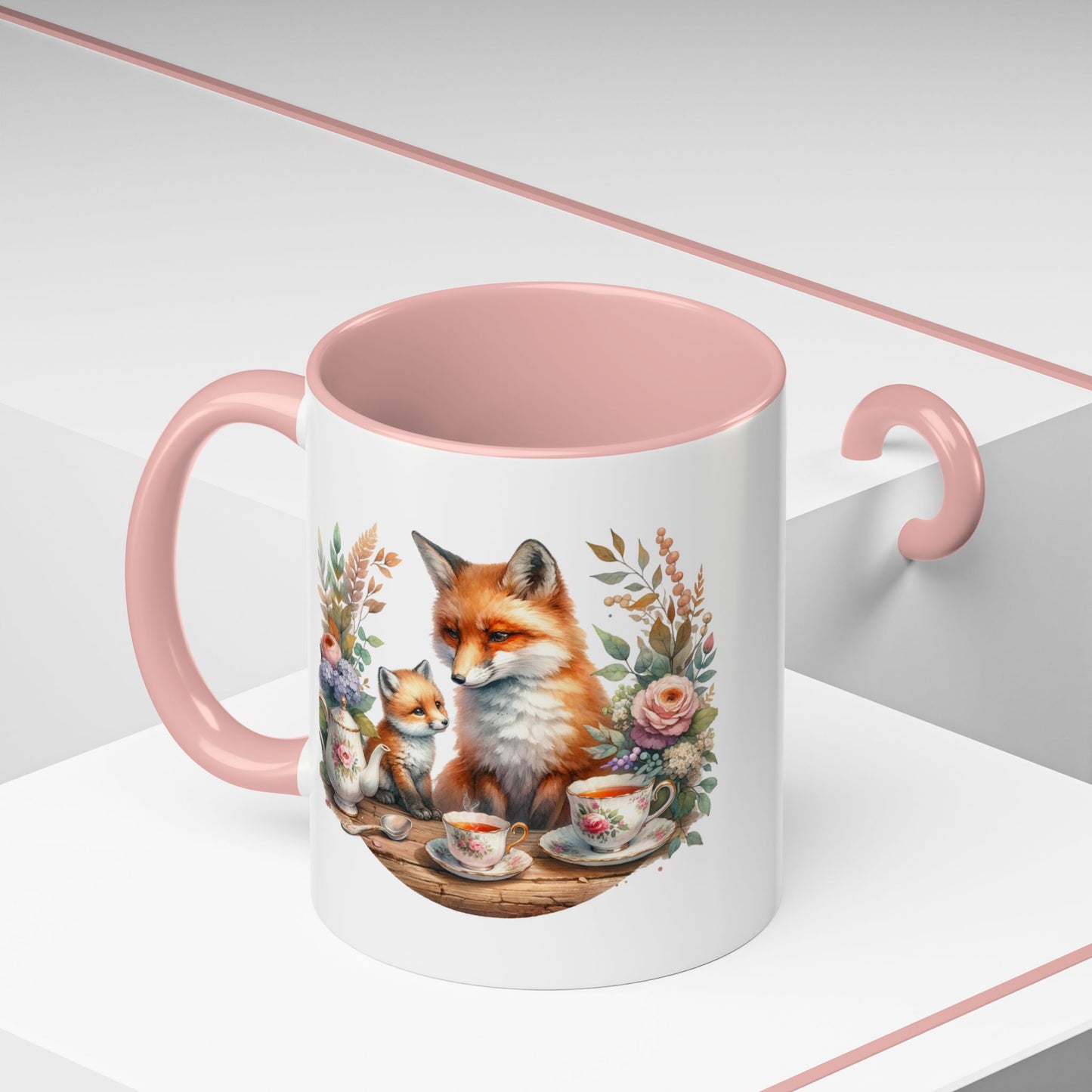 Whimsical Fox Art Coffee Mug - Perfect Gift for Nature Lovers, Home Decor, Animal Enthusiasts, Birthday, Mother's Day