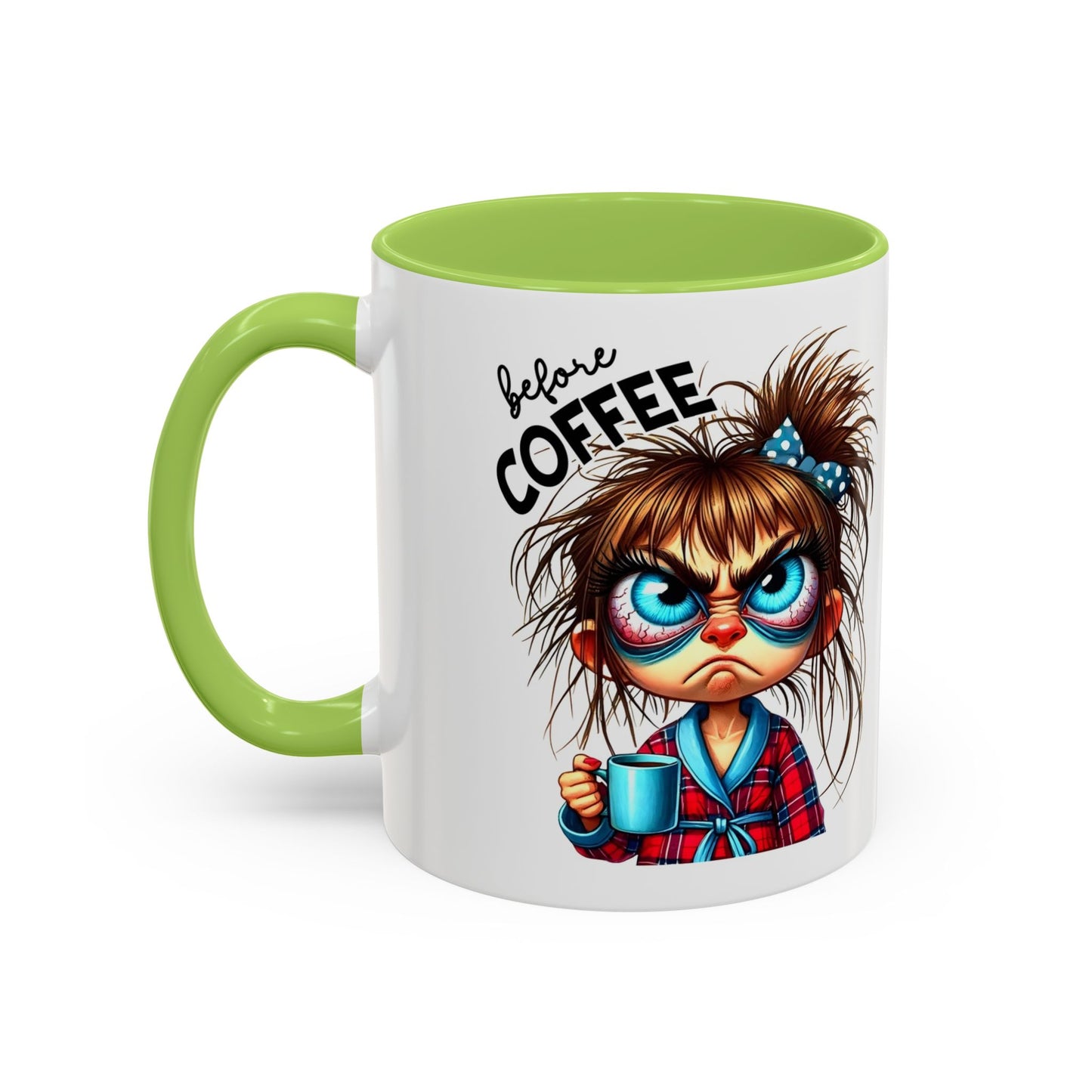 Cute Caffeinated Coffee Mug, Fun Gift for Coffee Lovers, Cute Mug for Home Office, Perfect for Birthdays, Holidays, Relaxation