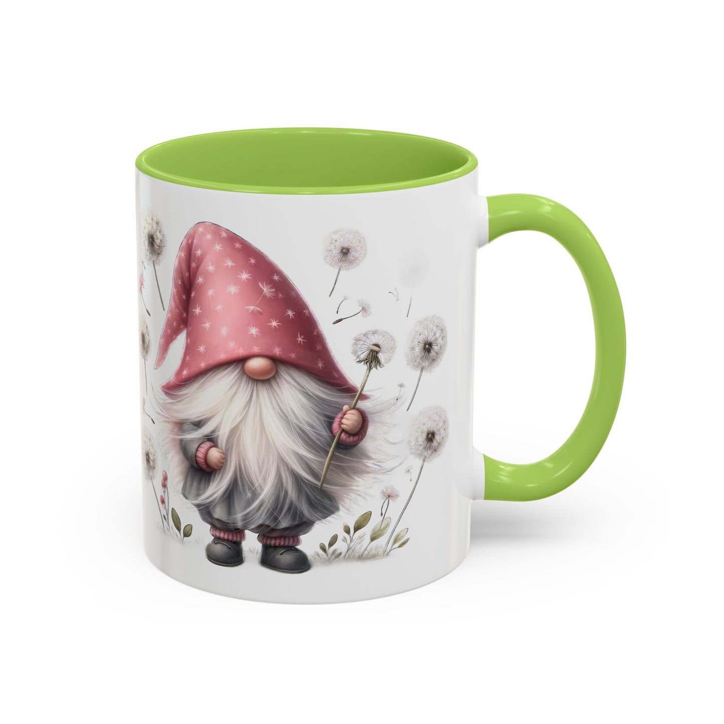 Whimsical Gnome Coffee Mug, Cute Coffee Cup, Garden Home Decor, Perfect Gift for Plant Lovers, Seasonal Celebration Drinkware