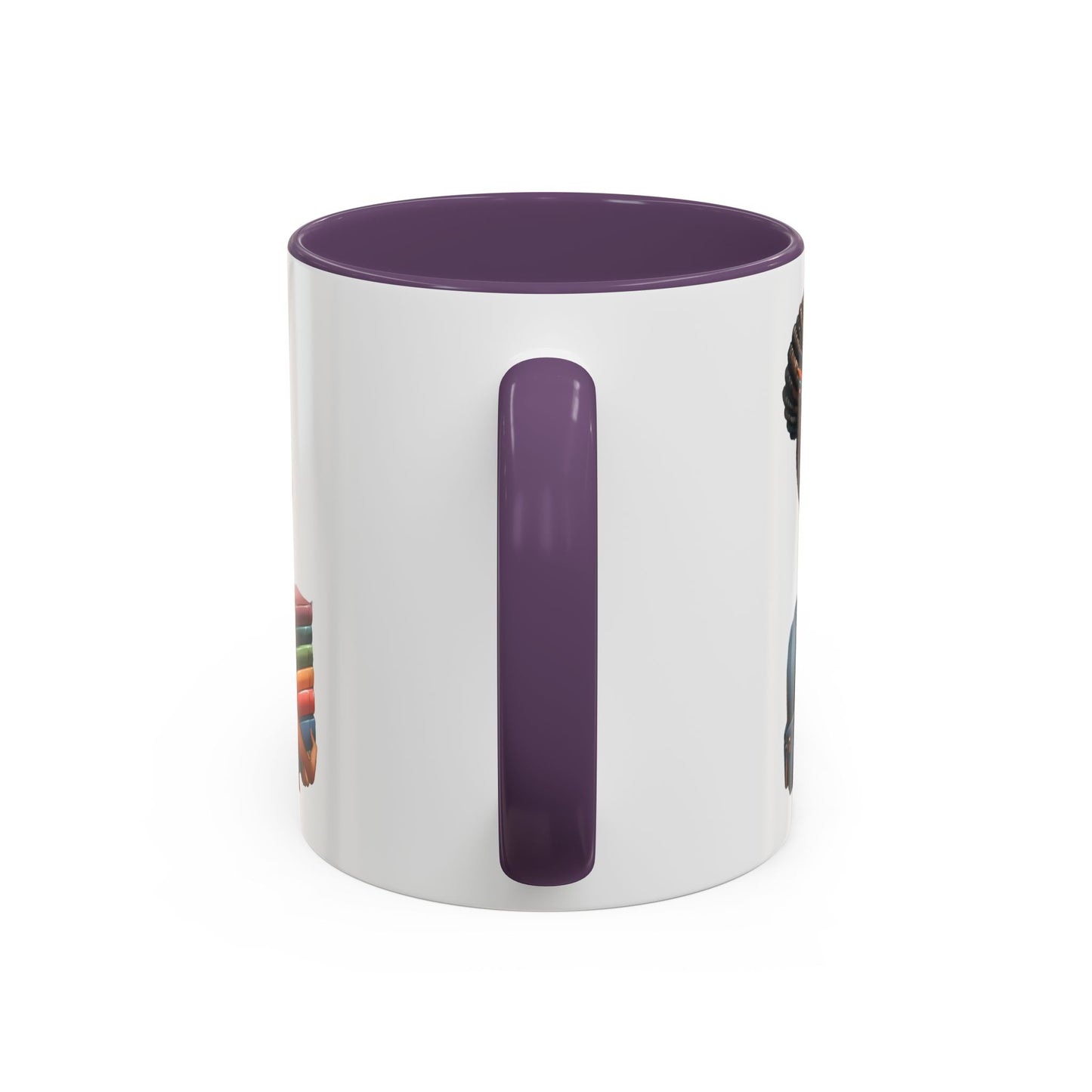 Accent Coffee Mug with Empowering Design, Student Gift, Books Lover Mug, Motivational Cup, School Supplies