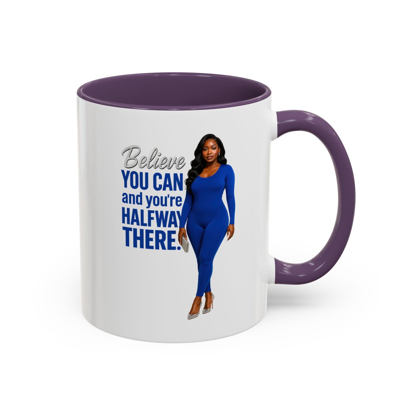 Motivational Coffee Mug, Believe You Can Inspirational Mug, Office Gift, Birthday Gift, Self-Empowerment Mug, Positive Vibes, Fun Quote Cup