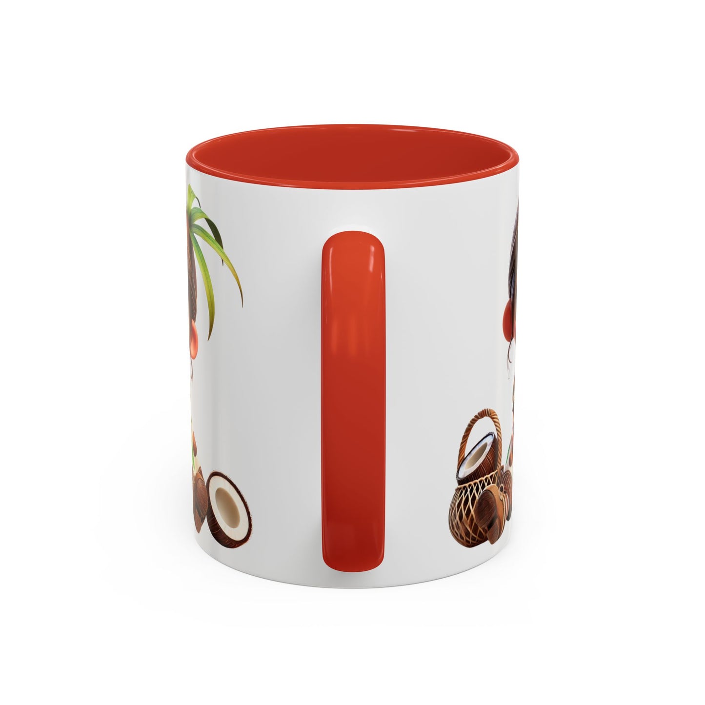 Whimsical Coconut Character Coffee Mug - 11oz & 15oz