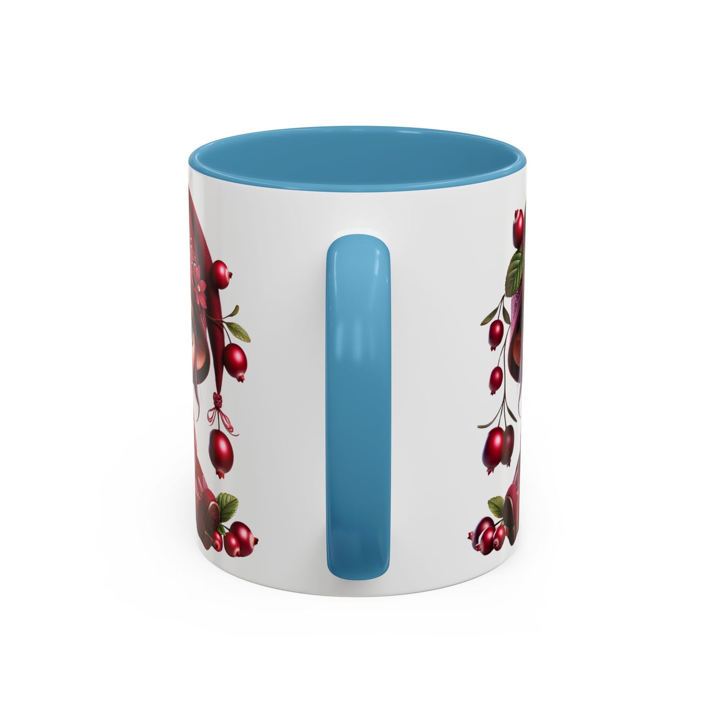 Cute Cherry Character Coffee Mug - 11oz & 15oz, Perfect for Cozy Mornings
