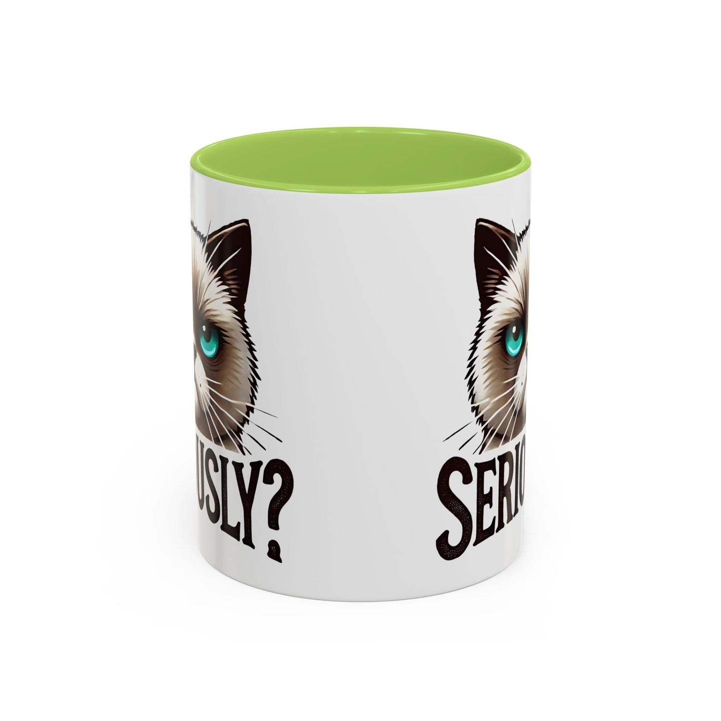 Funny Cat Accent Coffee Mug | Gift for Cat Lovers | Unique Ceramic Mug | Quirky Kitchen Decor | Humor Mug | Cat Person Gift