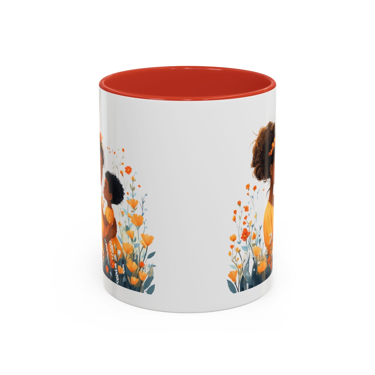 Blooming Love Mug: Floral Mom & Child Design, Perfect for Mothers Day, Family Gifts, Cozy Mornings, Tea Lovers, Coffee Time