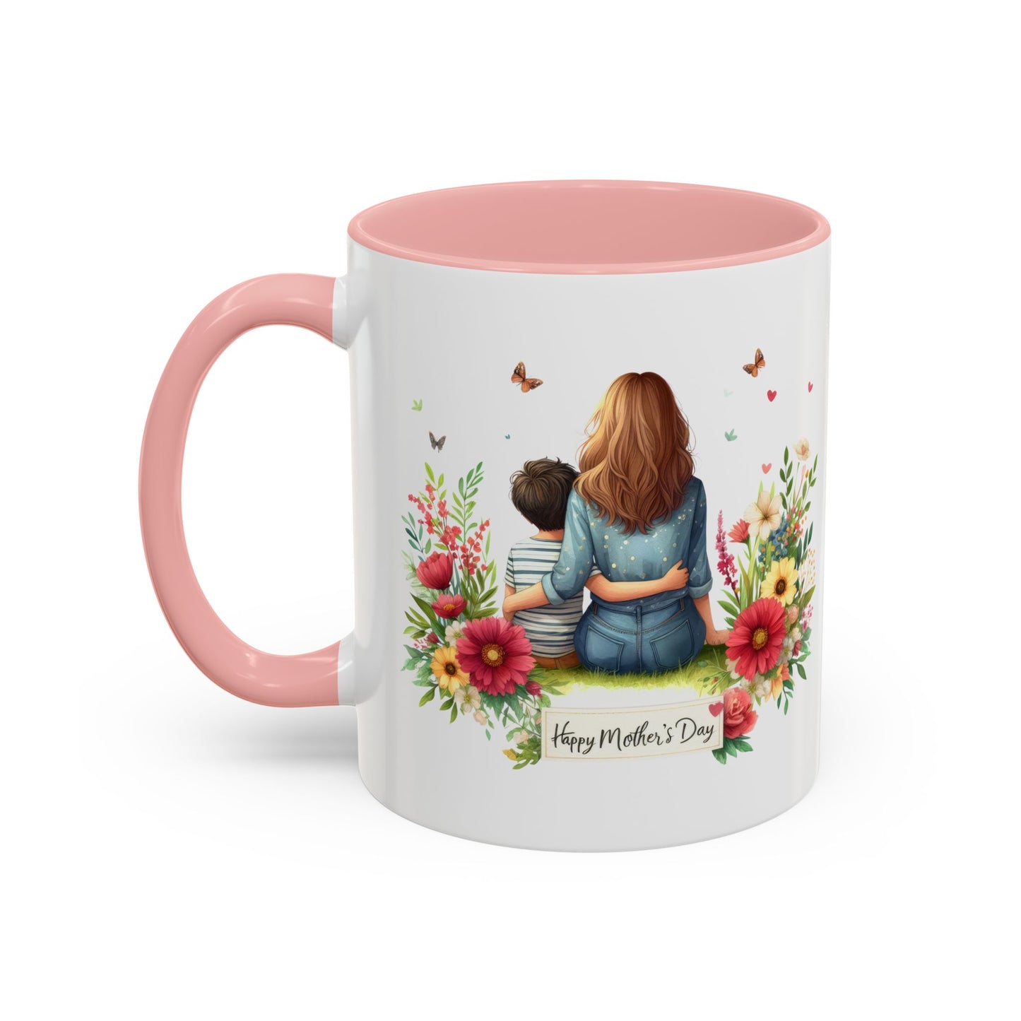 Floral Mother’s Day Coffee Mug, Gift for Moms, Tea Cup for Garden Lovers, Cute Mug for Mother's Day, Inspirational Beverage Mug