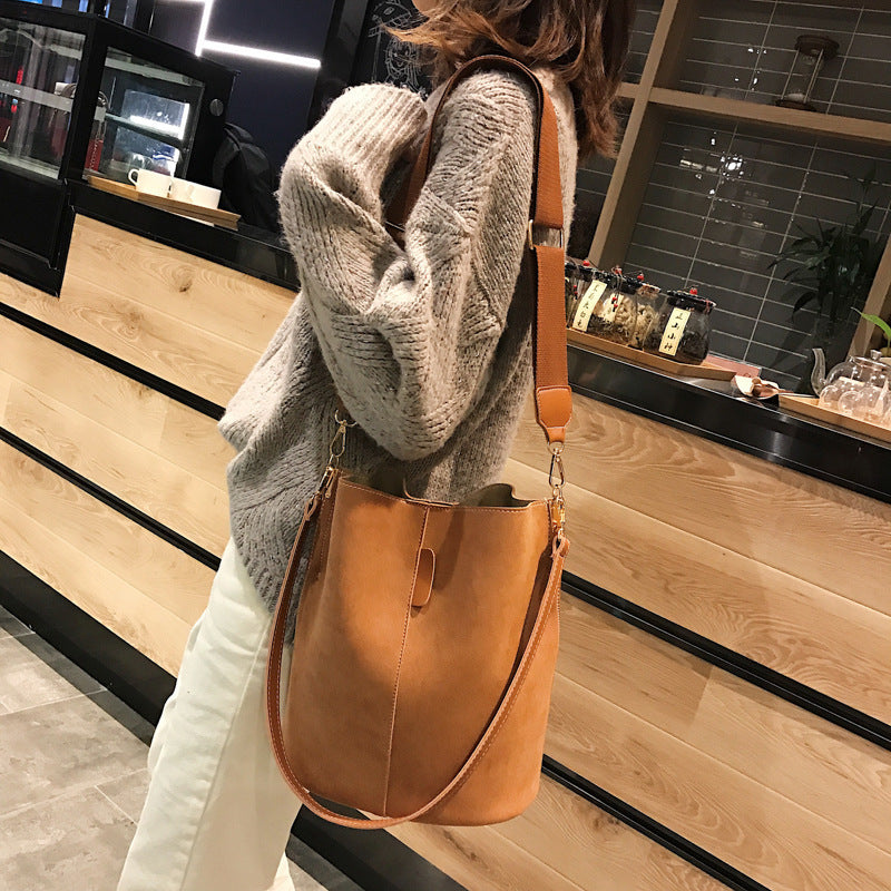 Scrub bucket bag shoulder bag