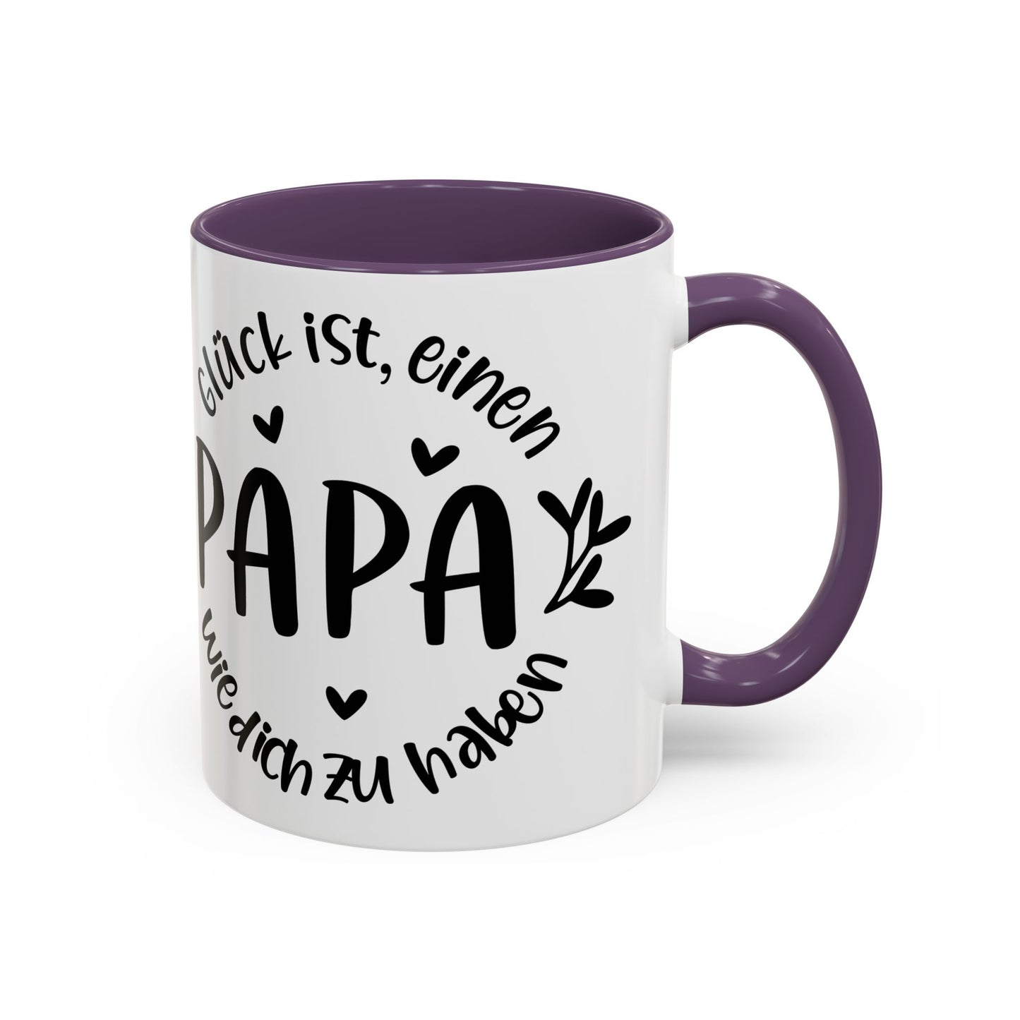 Father's Day Accent Coffee Mug - Perfect Gift for Dad, Funny Coffee Cup, Customizable Mug, Gifts for Papa, Unique Kitchenware