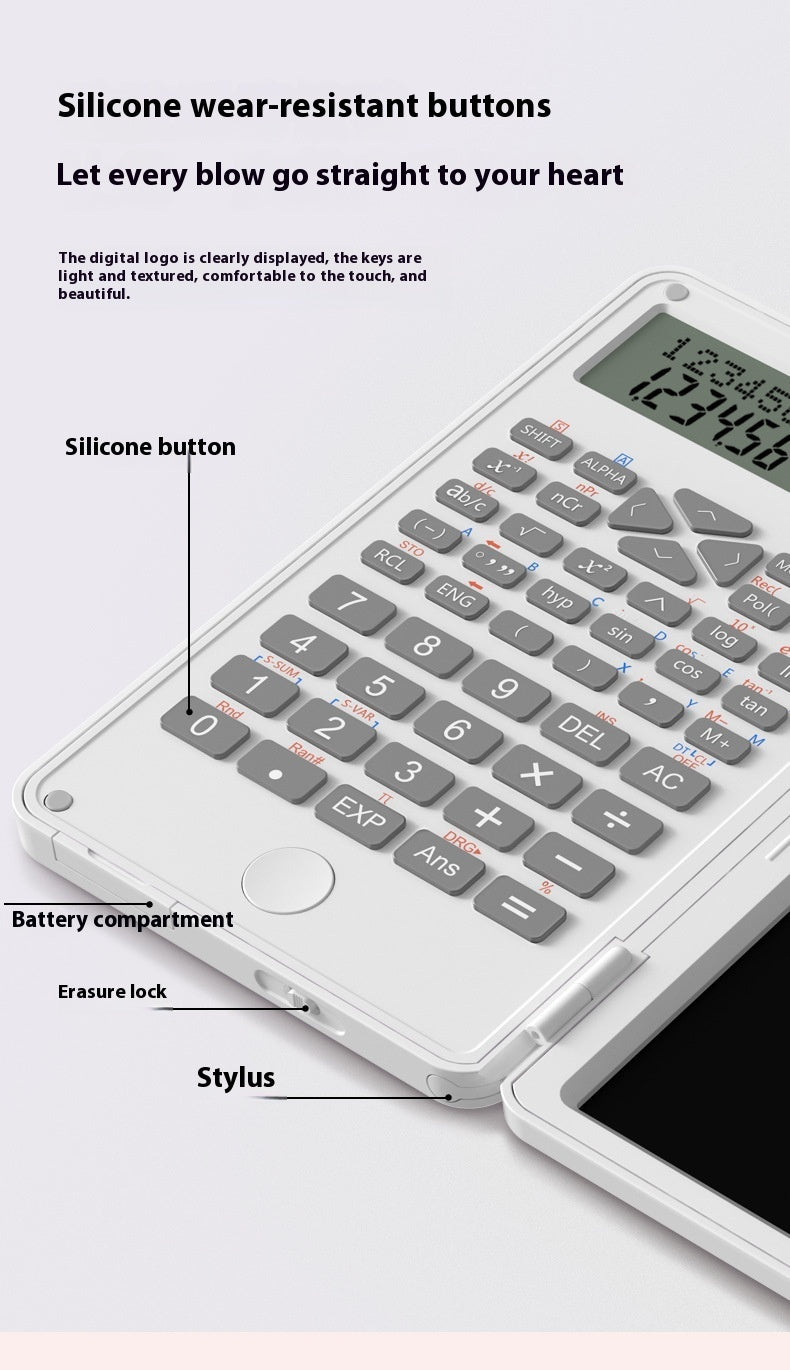 Nouvelle calculatrice scientifique comptabilité spéciale portable mini tablette machine de calcul tableau d'écriture manuel étudiant Store Hive UNIjuntos