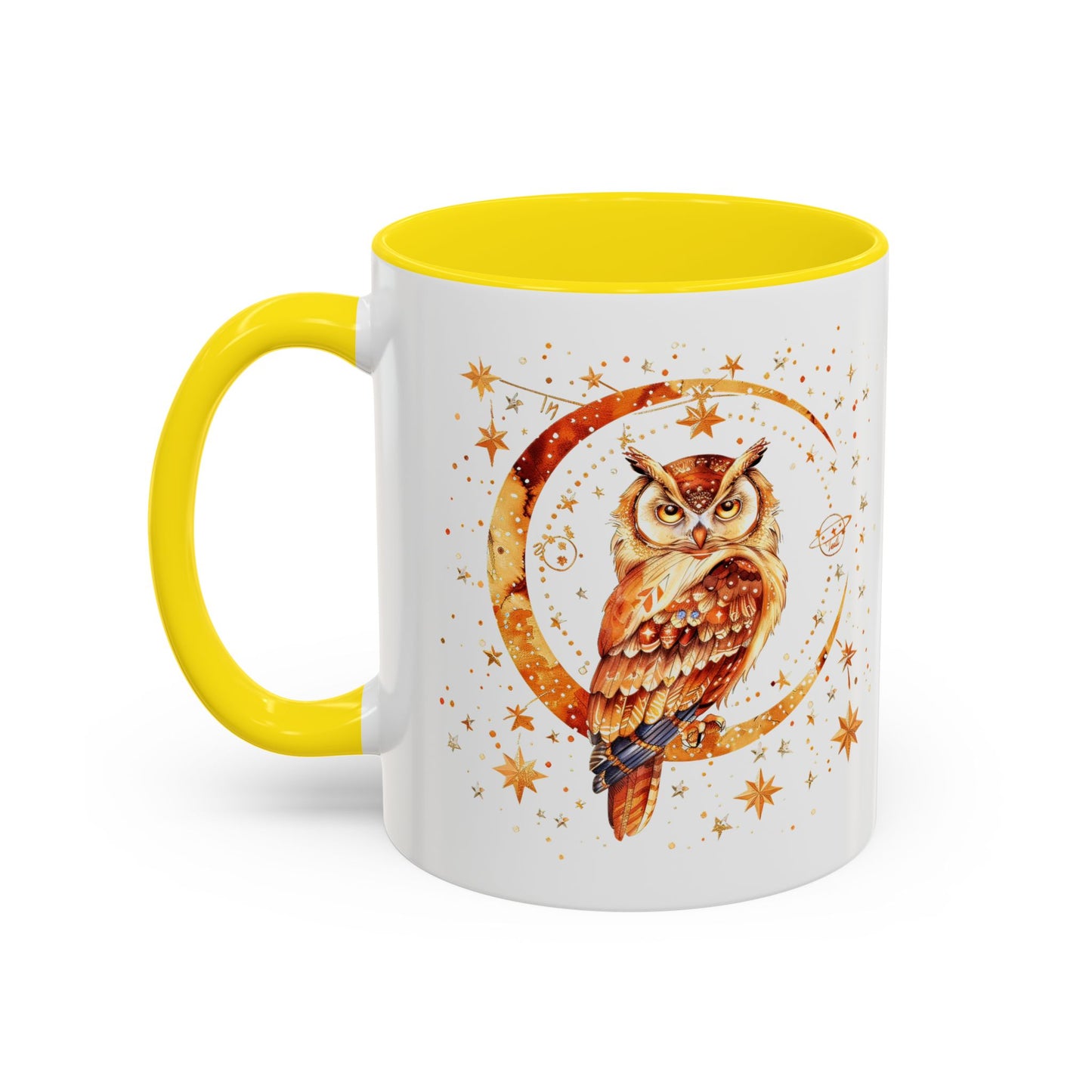 Mystical Owl Coffee Mug - Celestial Decor, Perfect Gift for Owl Lovers, Cozy Vibes, Unique Home Accents, Astrology Tea Cup