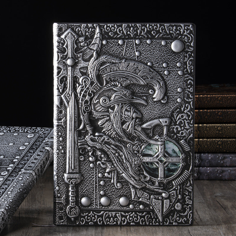 European General Retro Notebook Business Journal Book Pu Notebook Embossed Surface