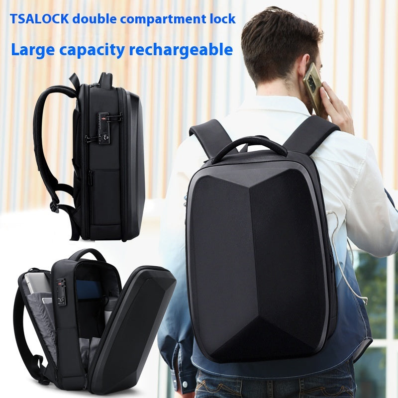 Men's Business Casual Password Lock Anti-theft Backpack Business Trip Travel Laptop Bag Student Schoolbag JFA UNIjuntos Entreprise