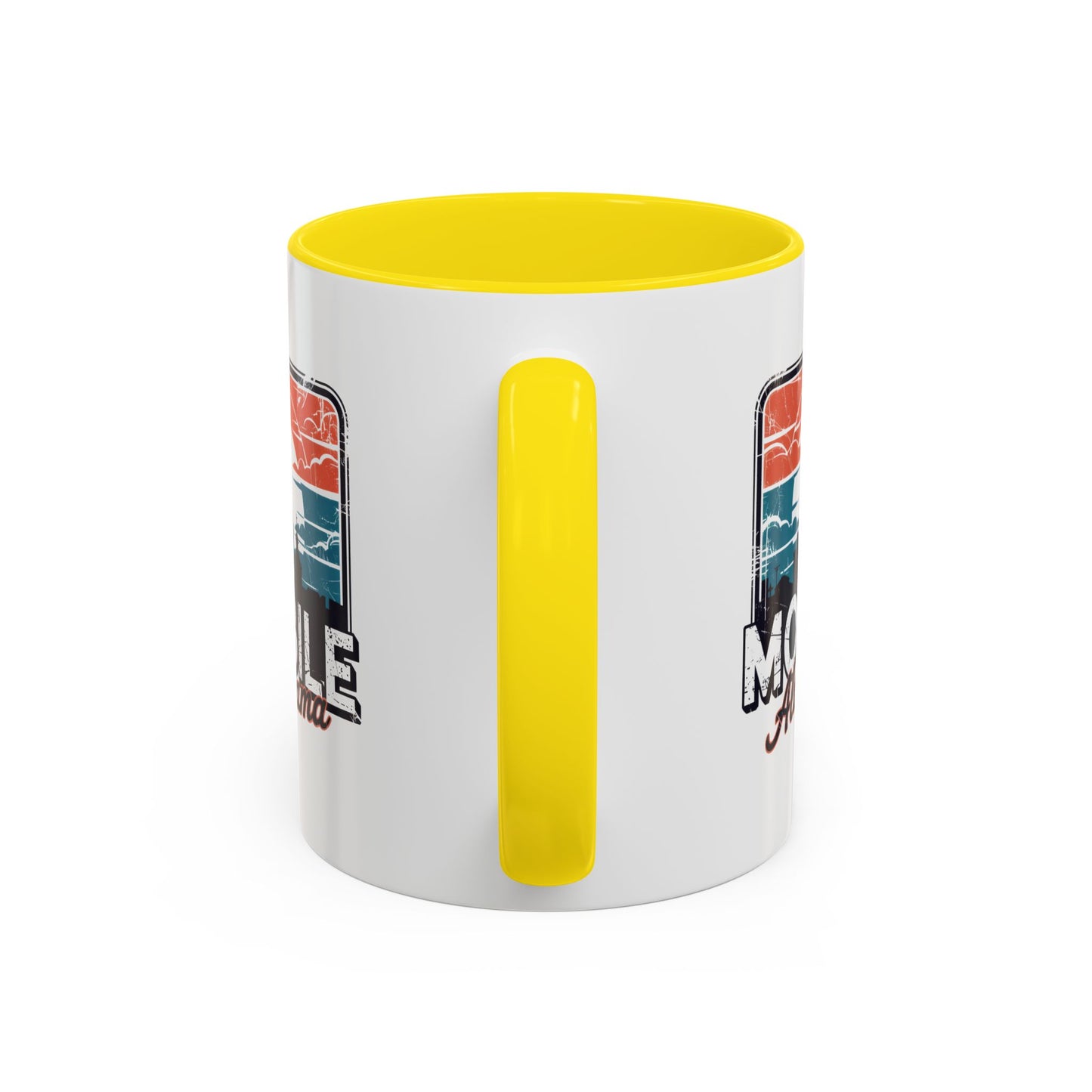 Mobile Alabama Sunset Accent Coffee Mug – Perfect Gift for Travelers, Coffee Lovers, Souvenir, Home Decor, Unique Mug