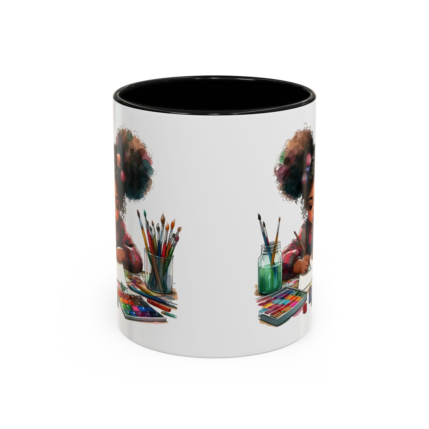 Creative Kids Coffee Mug, Art Mug, Colorful Mug, Cute Kids Mug, Gift for Artists, Unique Drinkware