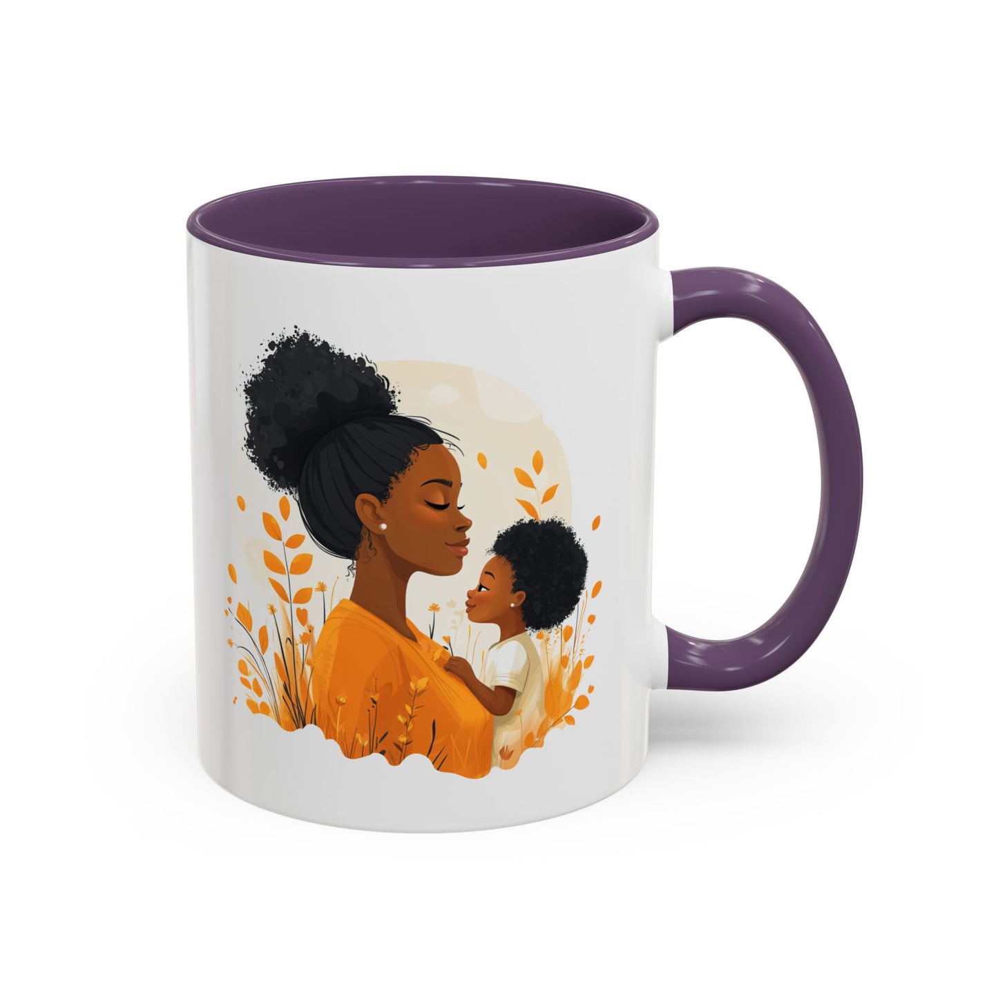 Warm Embrace Accent Coffee Mug | Perfect Gift for Mother's Day, Cozy Drinkware for Moms, Tea Lovers, Family Moments