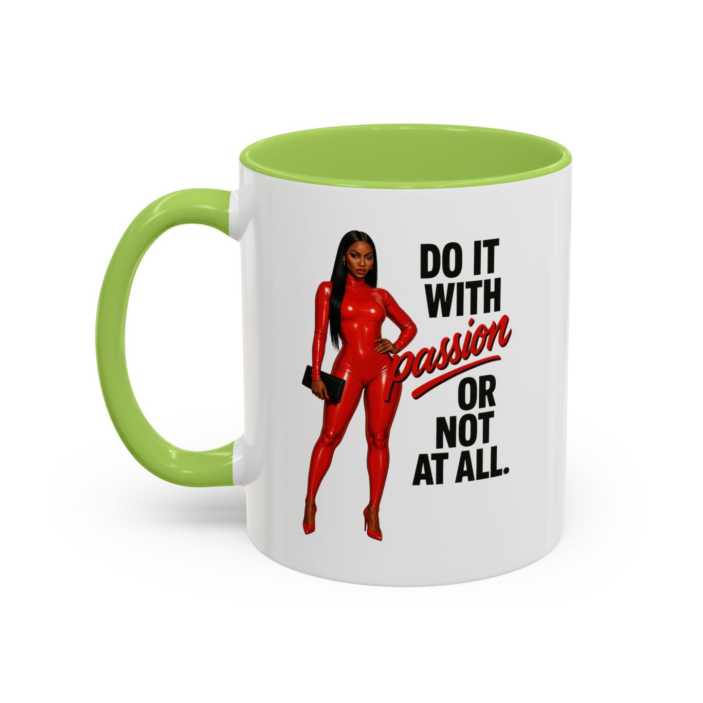Vibrant Passionate Coffee Mug - Perfect for Tea Lovers, Gift for Friends, Motivational Drinkware, Unique Office Coffee Cup