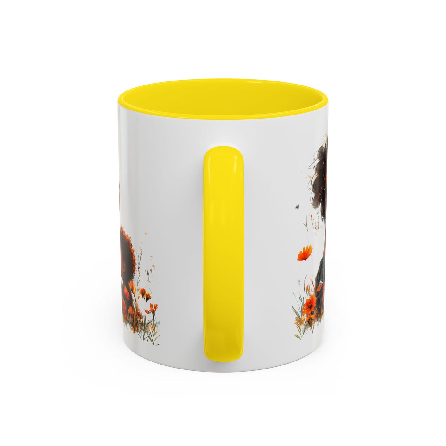 Floral Mom and Child Coffee Mug - Perfect Gift for Mother's Day, Family Moments, Tea Lover, Floral Decor, Kitchenware