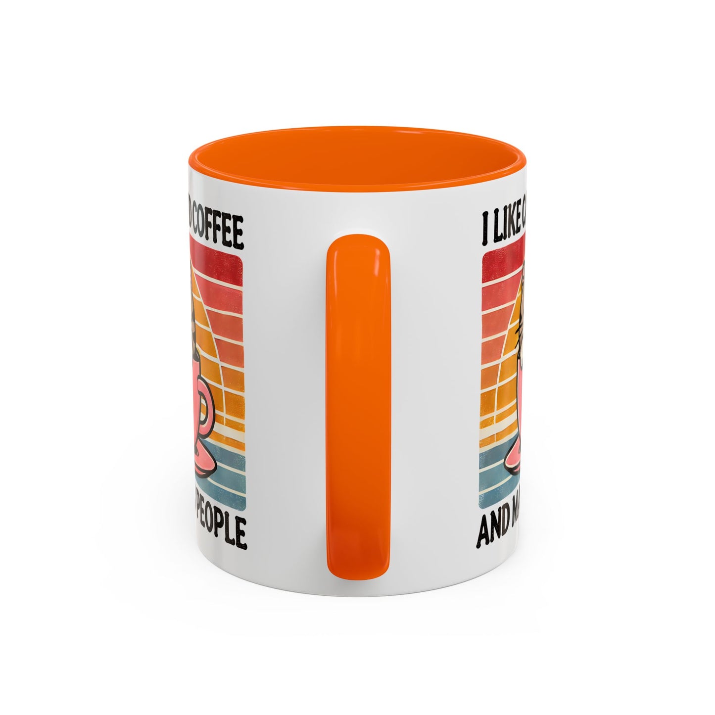 Cute Cat Coffee Mug, Cat Lover Gift, Coffee Lover Mug, Fun Pet Mug, Pet Owner Gifts