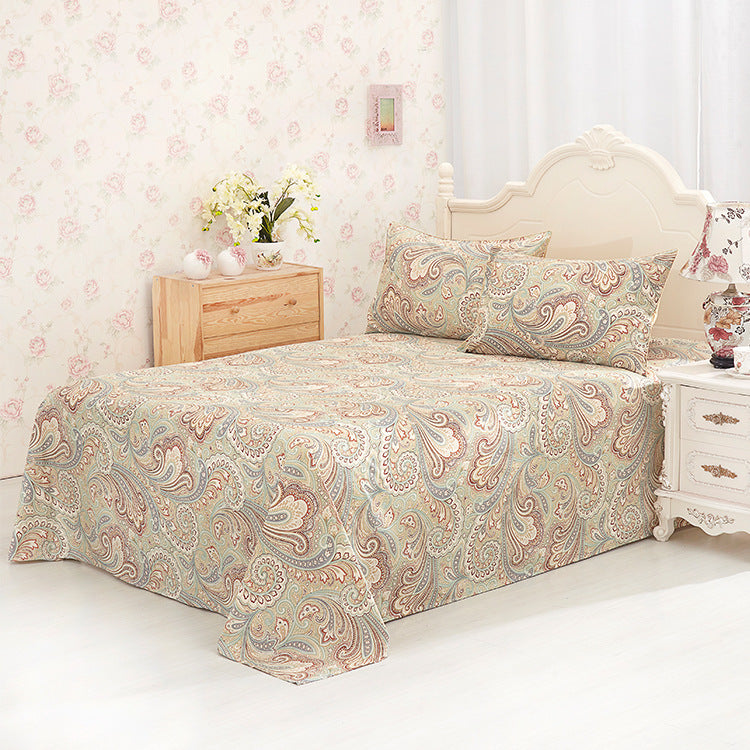 Draps en coton imprimé réactif