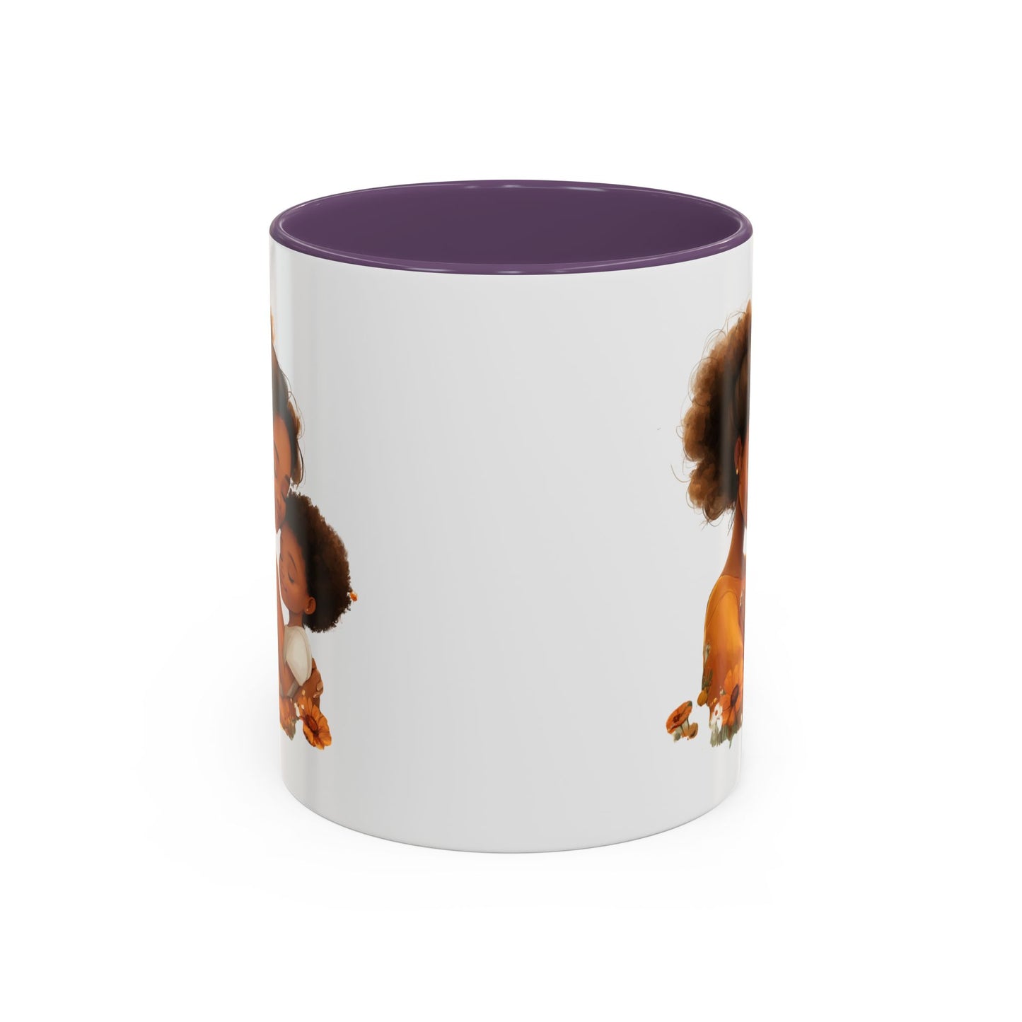 Heartwarming Mom & Child Coffee Mug, Family Gift, Mother's Day Gift, Coffee Lover, Cute Illustration