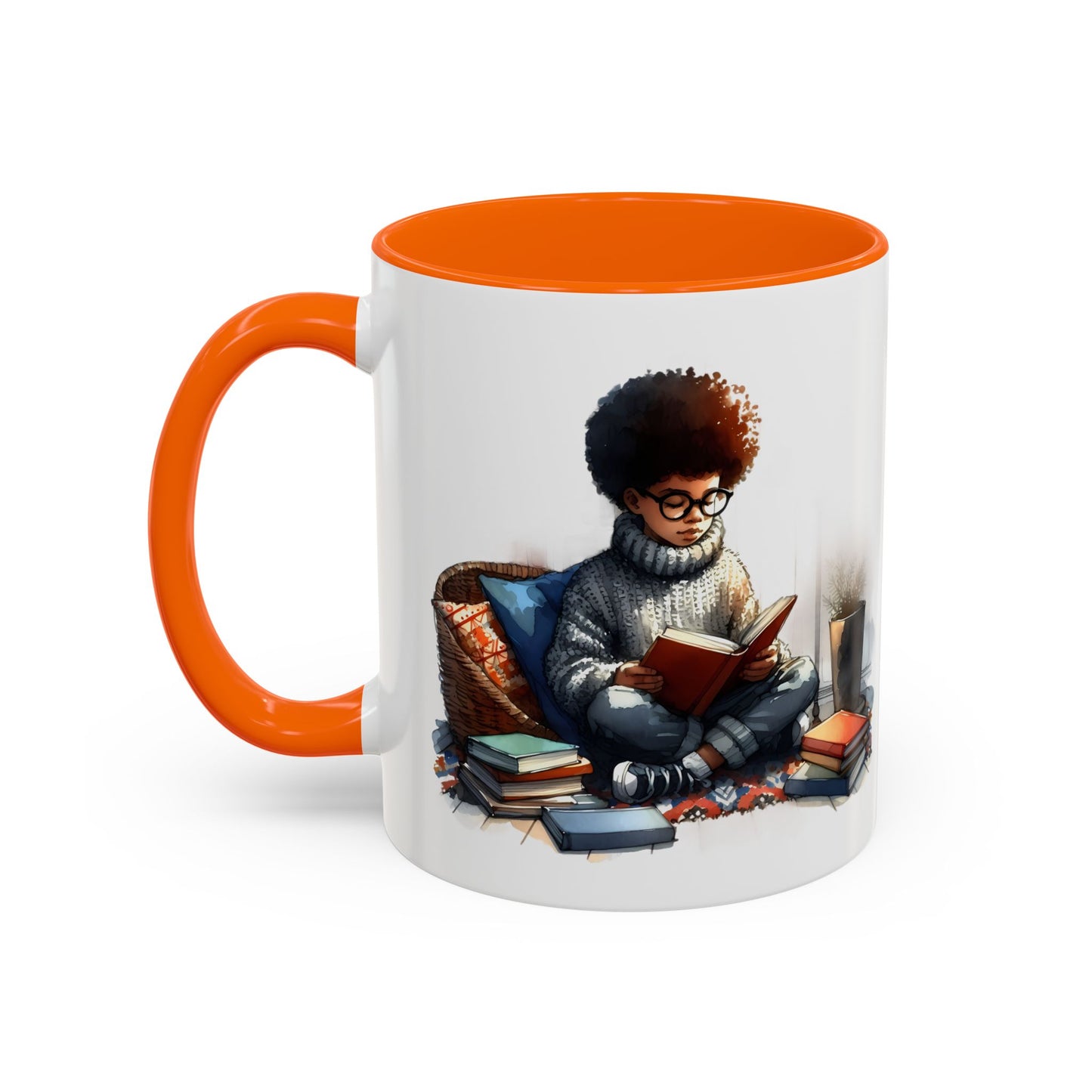 Cozy Reading Mug: Perfect Gift for Book Lovers, Cute Coffee Cup, Unique Home Decor, Ideal for Cozy Mornings, Fun Birthday Present