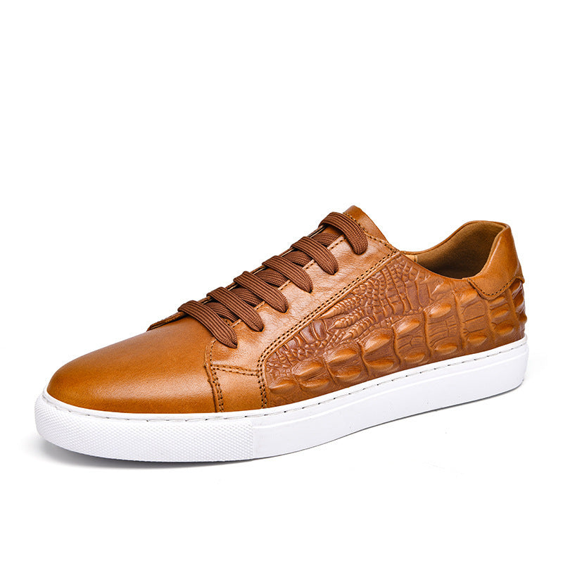 Casual Trend Grain Men's Low Trendy Shoes Store Hive UNIjuntos