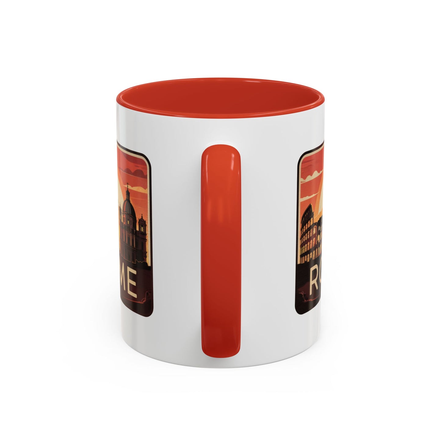 Rome Skyline Accent Coffee Mug, Travel Gift, Coffee Lovers, Home Decor, Unique Souvenir