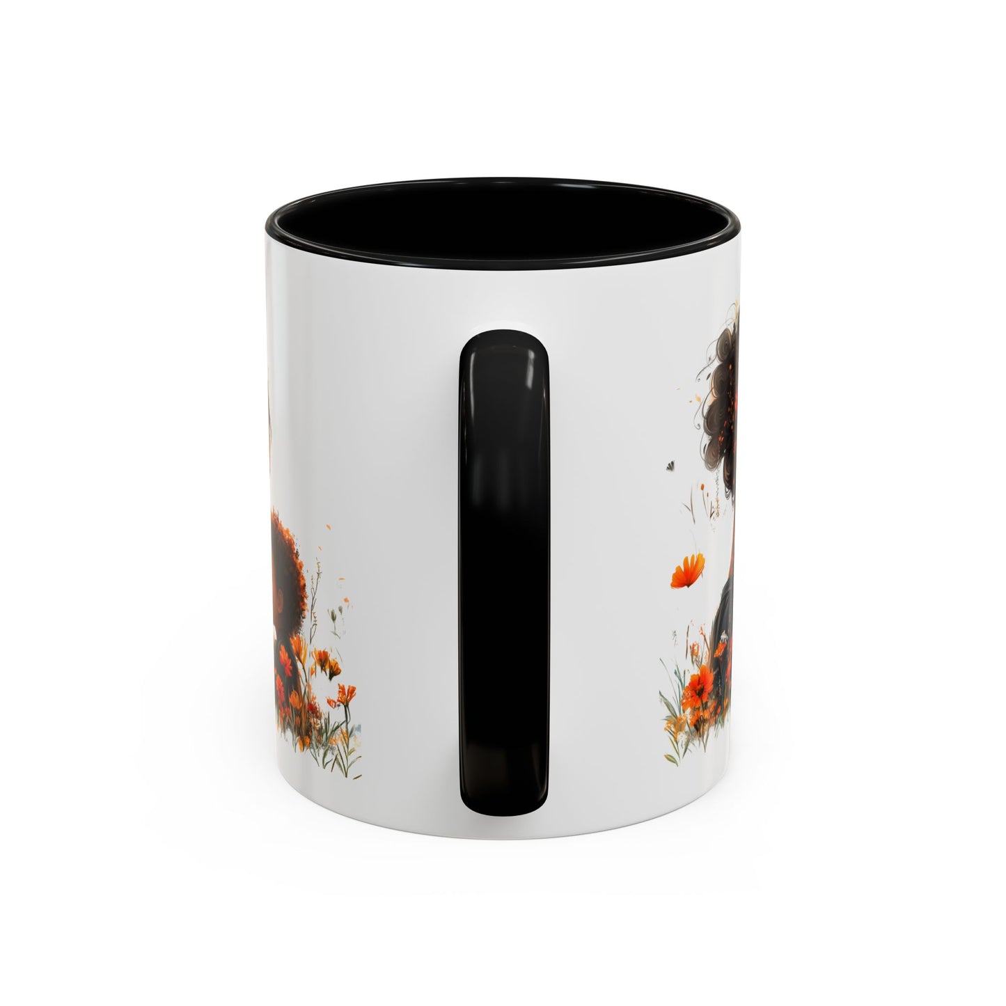 Floral Mom and Child Coffee Mug - Perfect Gift for Mother's Day, Family Moments, Tea Lover, Floral Decor, Kitchenware