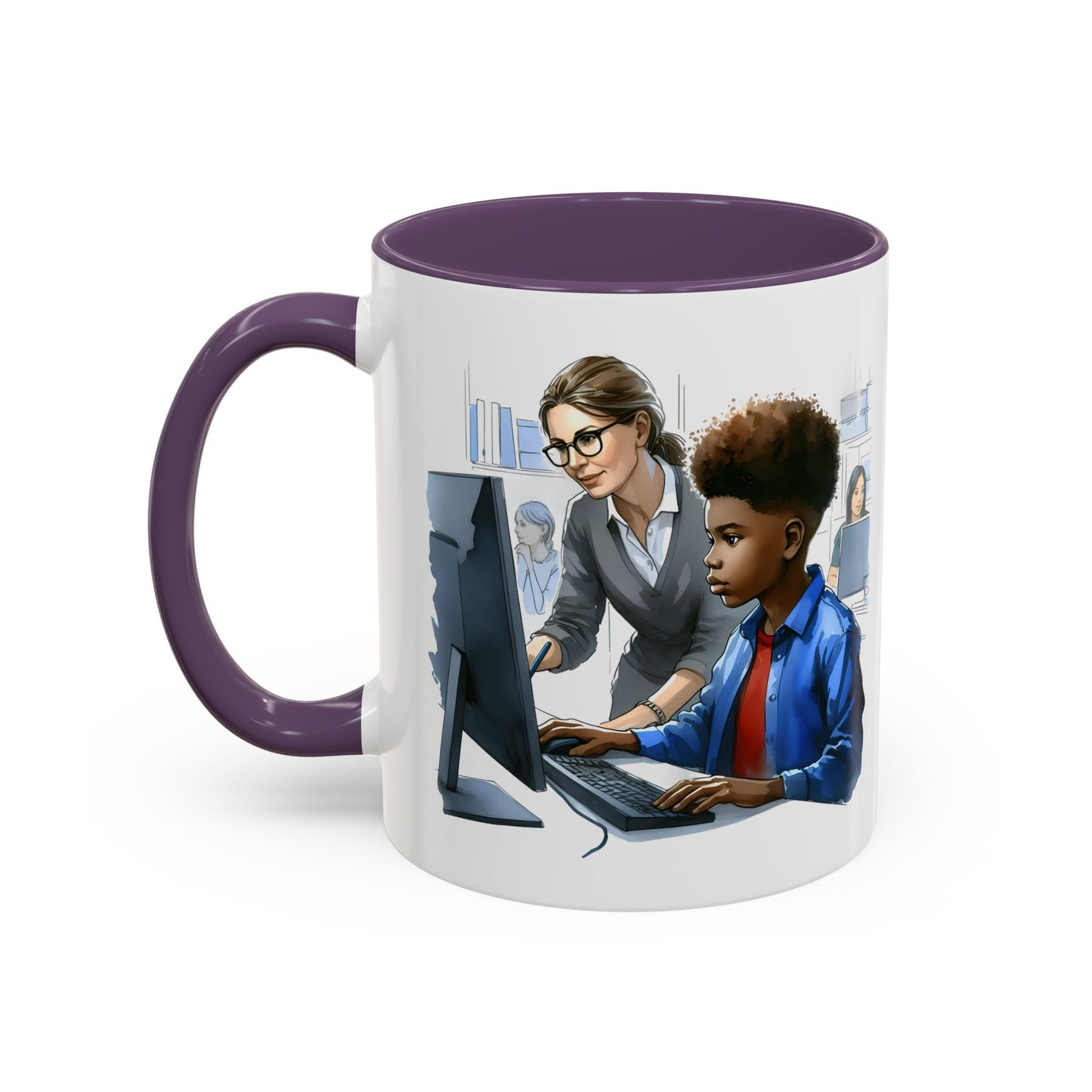 Empowering Desk Coffee Mug with Inspirational Design, Work Mug, Office Decor, Motivational Gift, Teacher Appreciation