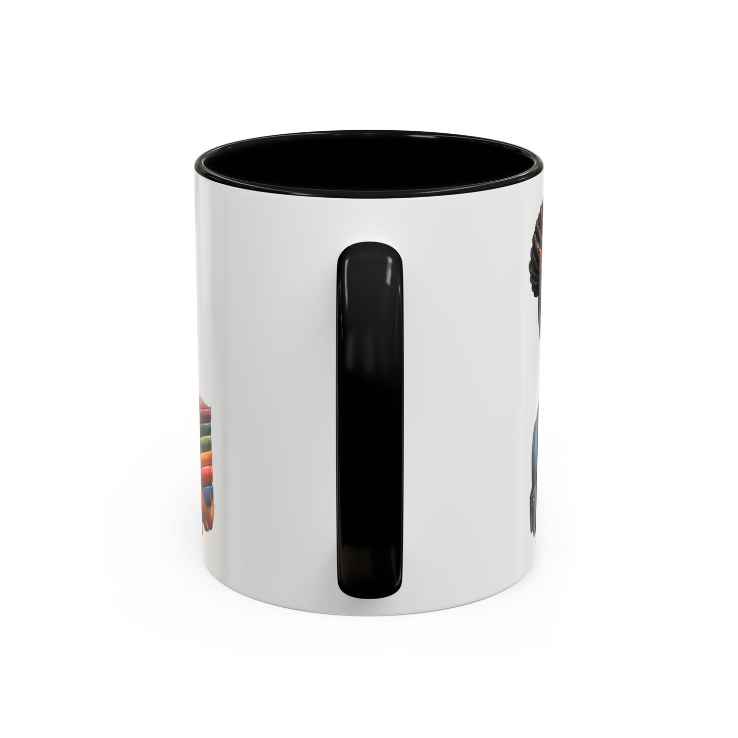 Accent Coffee Mug with Empowering Design, Student Gift, Books Lover Mug, Motivational Cup, School Supplies