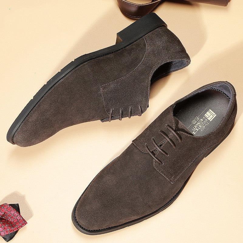 Men's British casual leather shoes