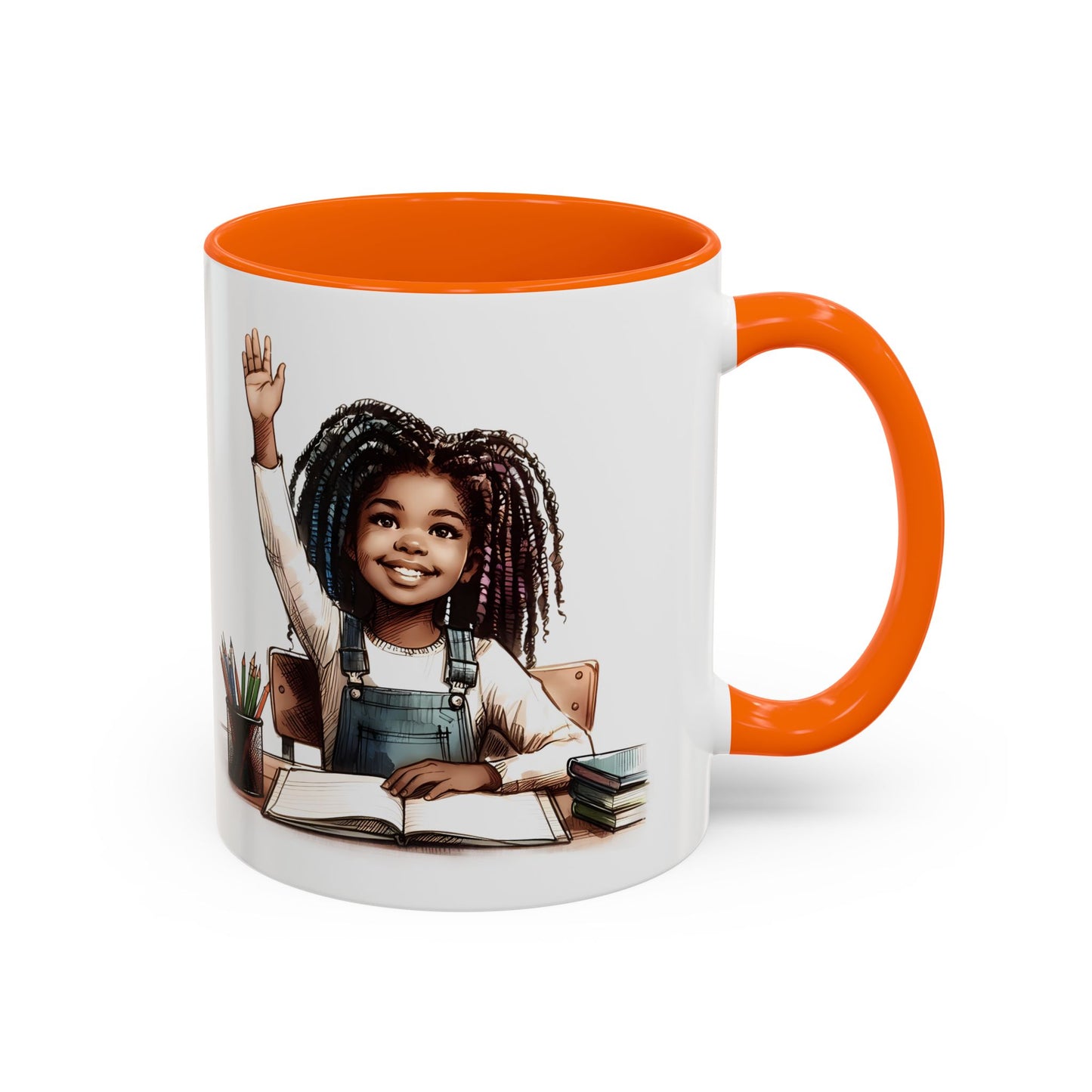 Cheerful Kids' Coffee Mug, Empowering Gift for Students, Classroom, Back to School, Fun Celebrate Learning Mug