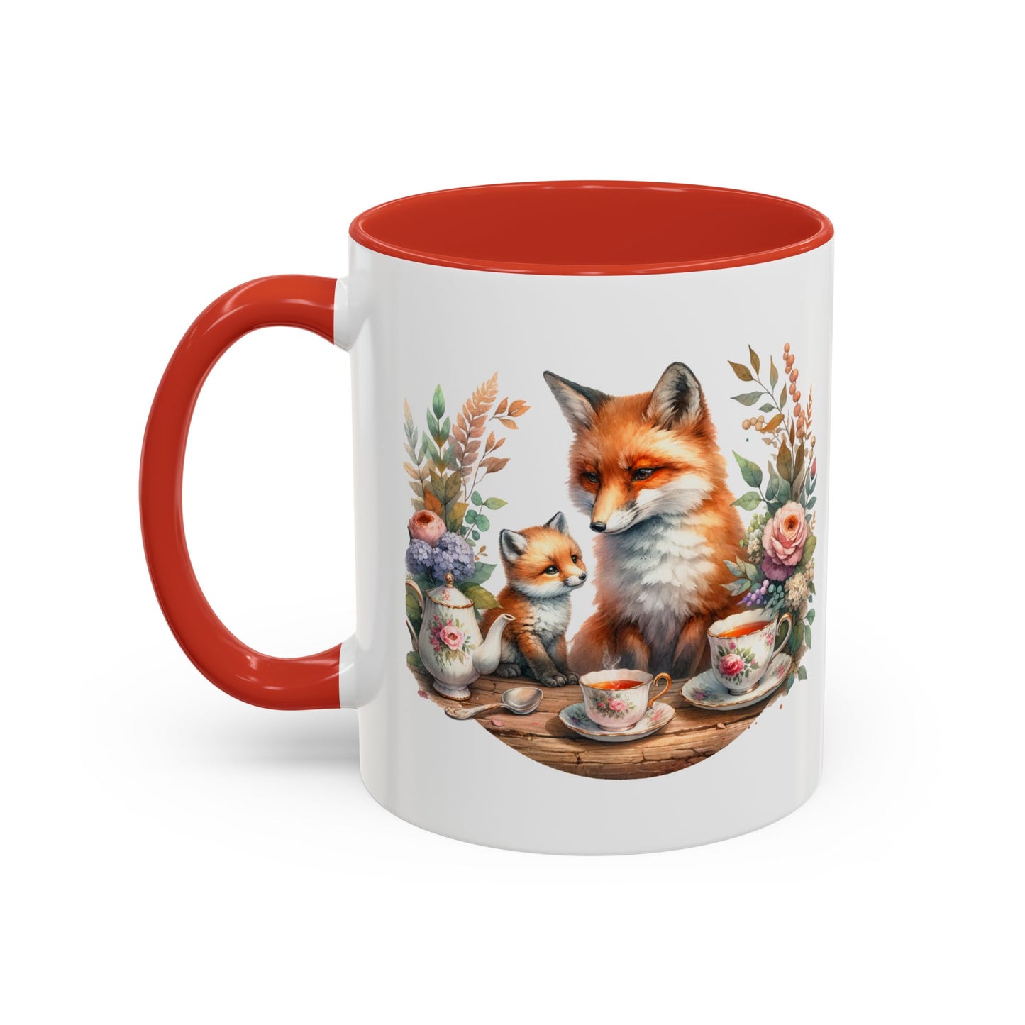 Whimsical Fox Art Coffee Mug - Perfect Gift for Nature Lovers, Home Decor, Animal Enthusiasts, Birthday, Mother's Day