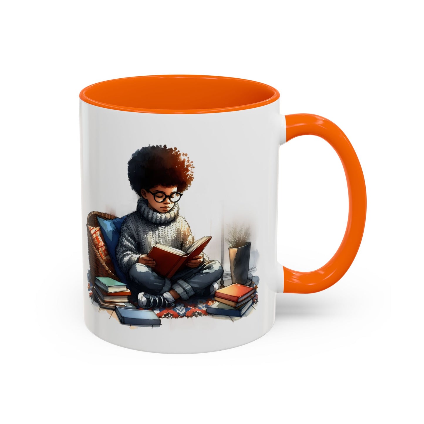 Cozy Reading Mug: Perfect Gift for Book Lovers, Cute Coffee Cup, Unique Home Decor, Ideal for Cozy Mornings, Fun Birthday Present