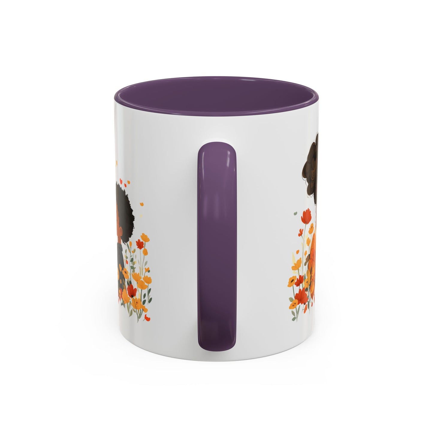 Warm Embrace Floral Coffee Mug - Perfect Gift for Moms, Mother's Day, Family Love, Cozy Mornings, Mom and Child Duo