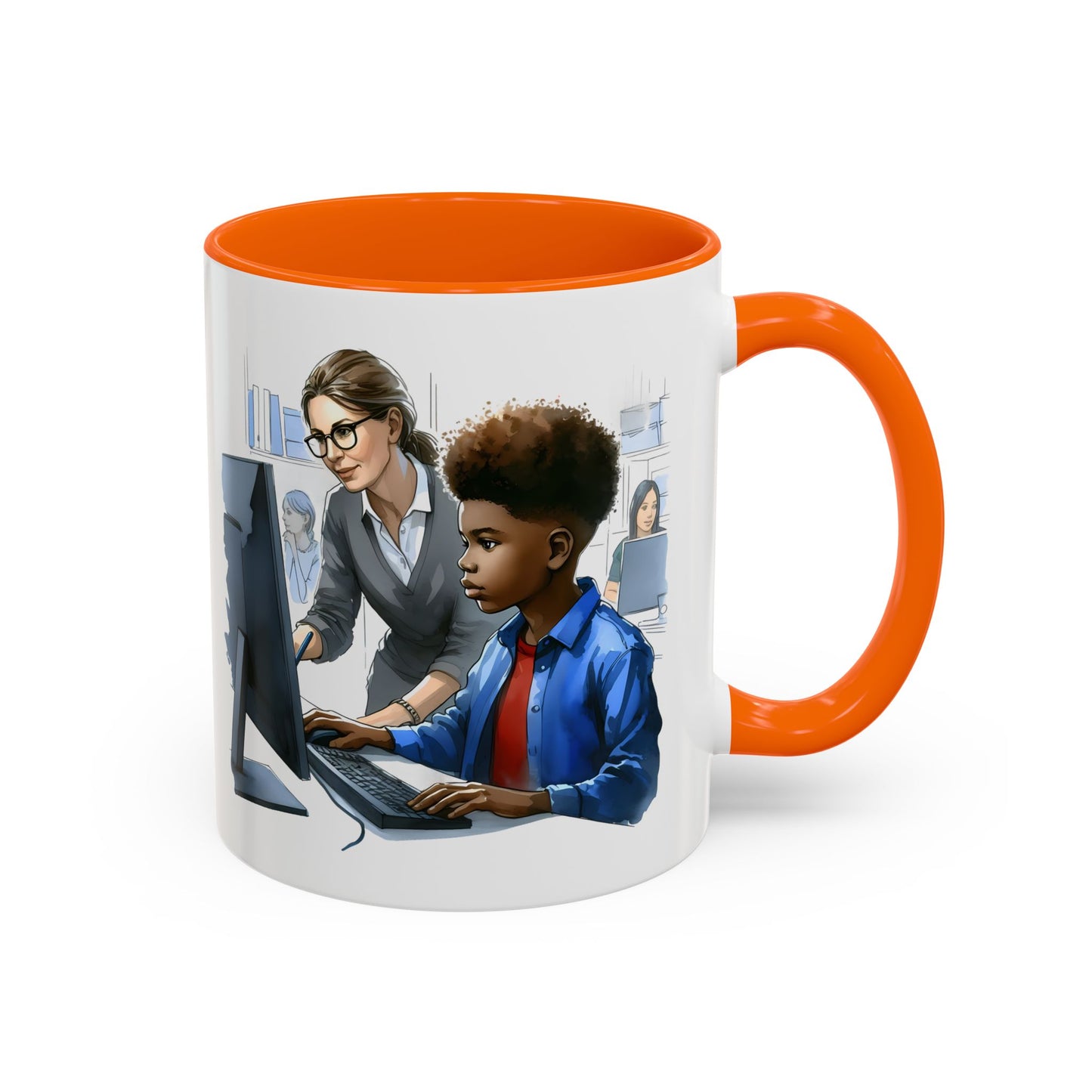 Empowering Desk Coffee Mug with Inspirational Design, Work Mug, Office Decor, Motivational Gift, Teacher Appreciation
