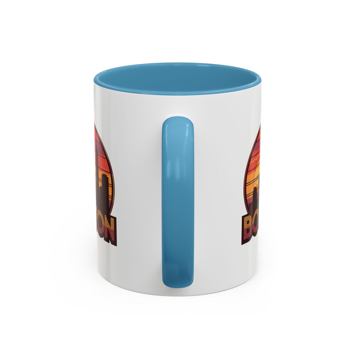 Boston Sunset Accent Coffee Mug, Unique Gift for Boston Lovers, Travel Souvenir, Home Decor, Coffee Lover's Gift, 11oz 15oz Options