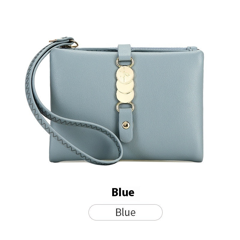 Large Capacity Versatile Trendy Multi-functional Short Soft Leather Wallet Store Hive UNIjuntos