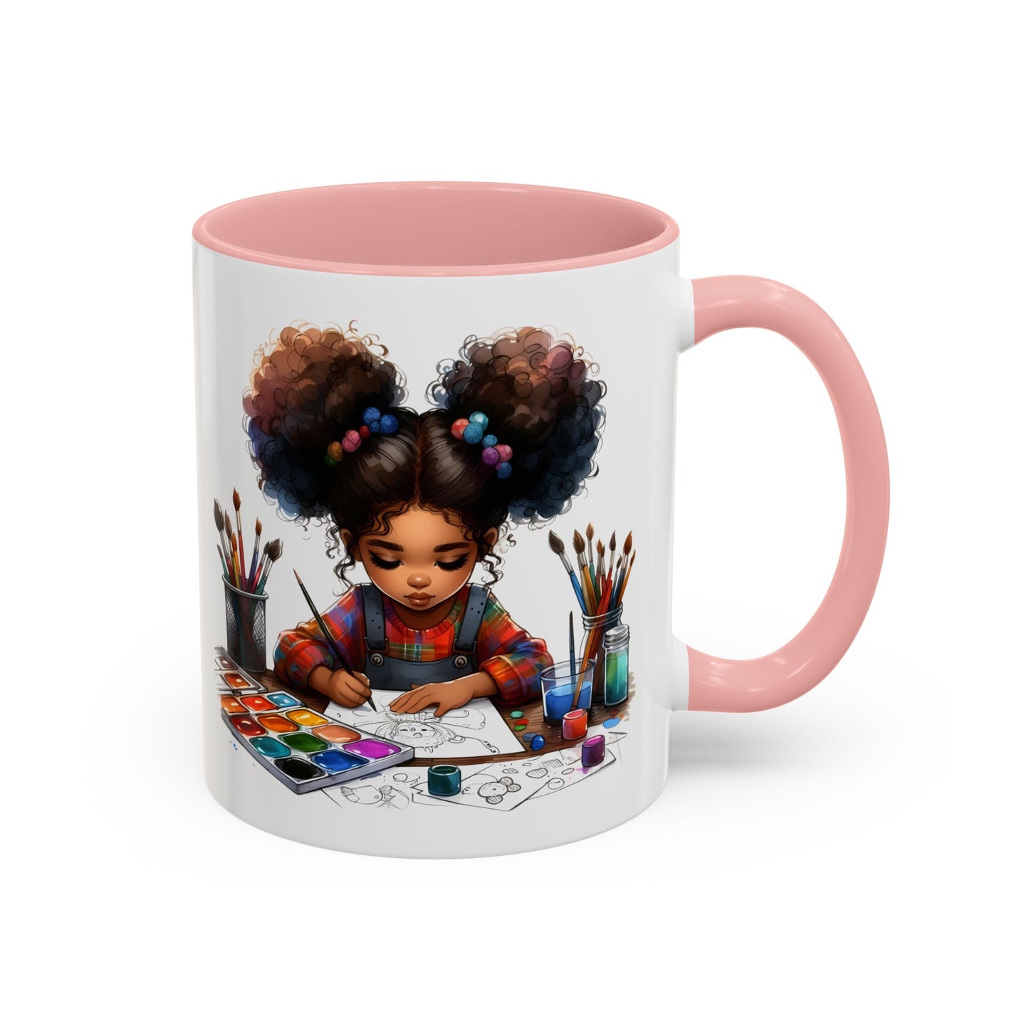 Creative Artist Coffee Mug, Colorful Art Mug, Gift for Artists, Studio Mug, Hot Beverage Cup, Unique Drinkware