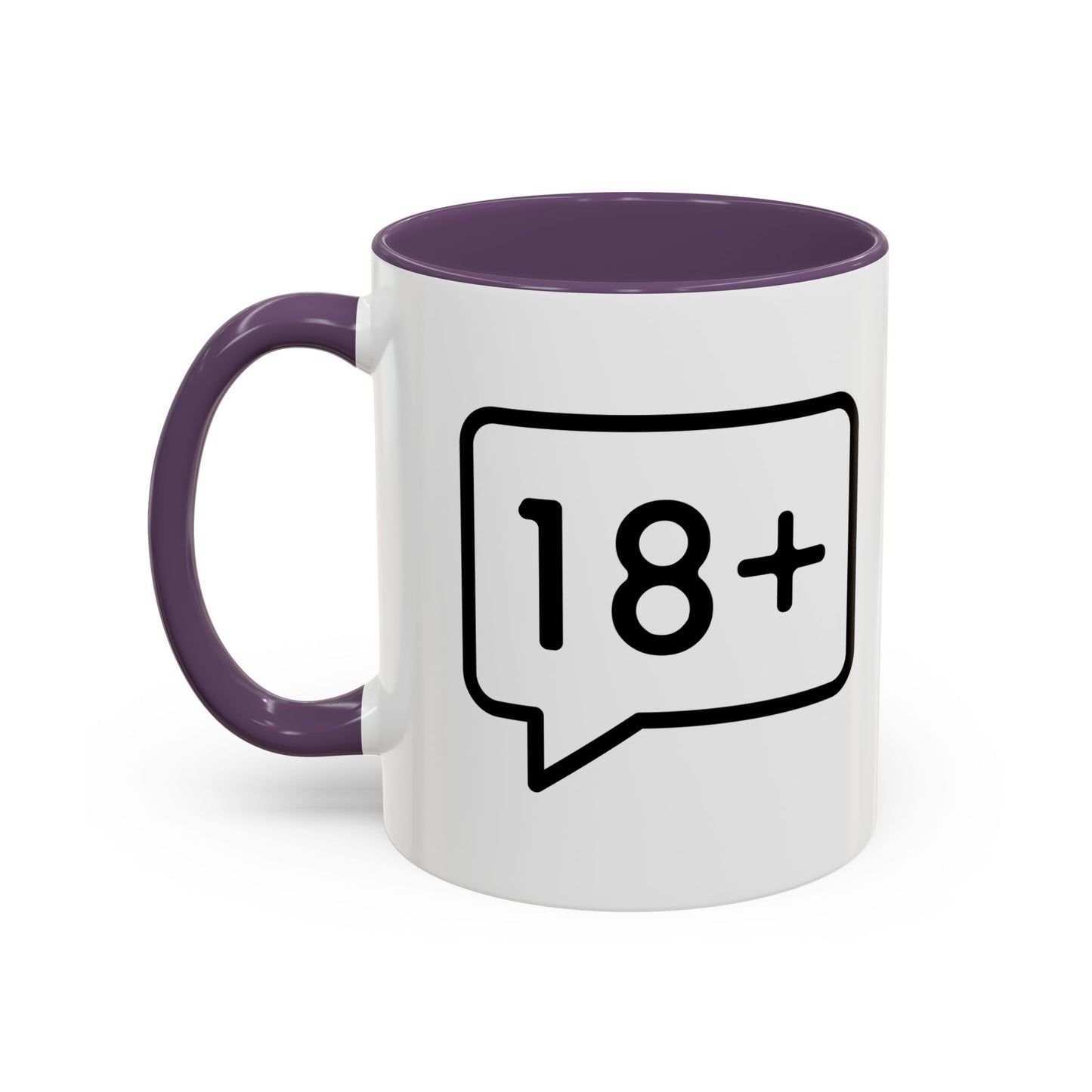 Adult-Only Accent Coffee Mug | Fun 18+ Design, Gift for Coffee Lovers, Unique Housewarming Gift, Perfect for Birthdays, Funny Office Mug