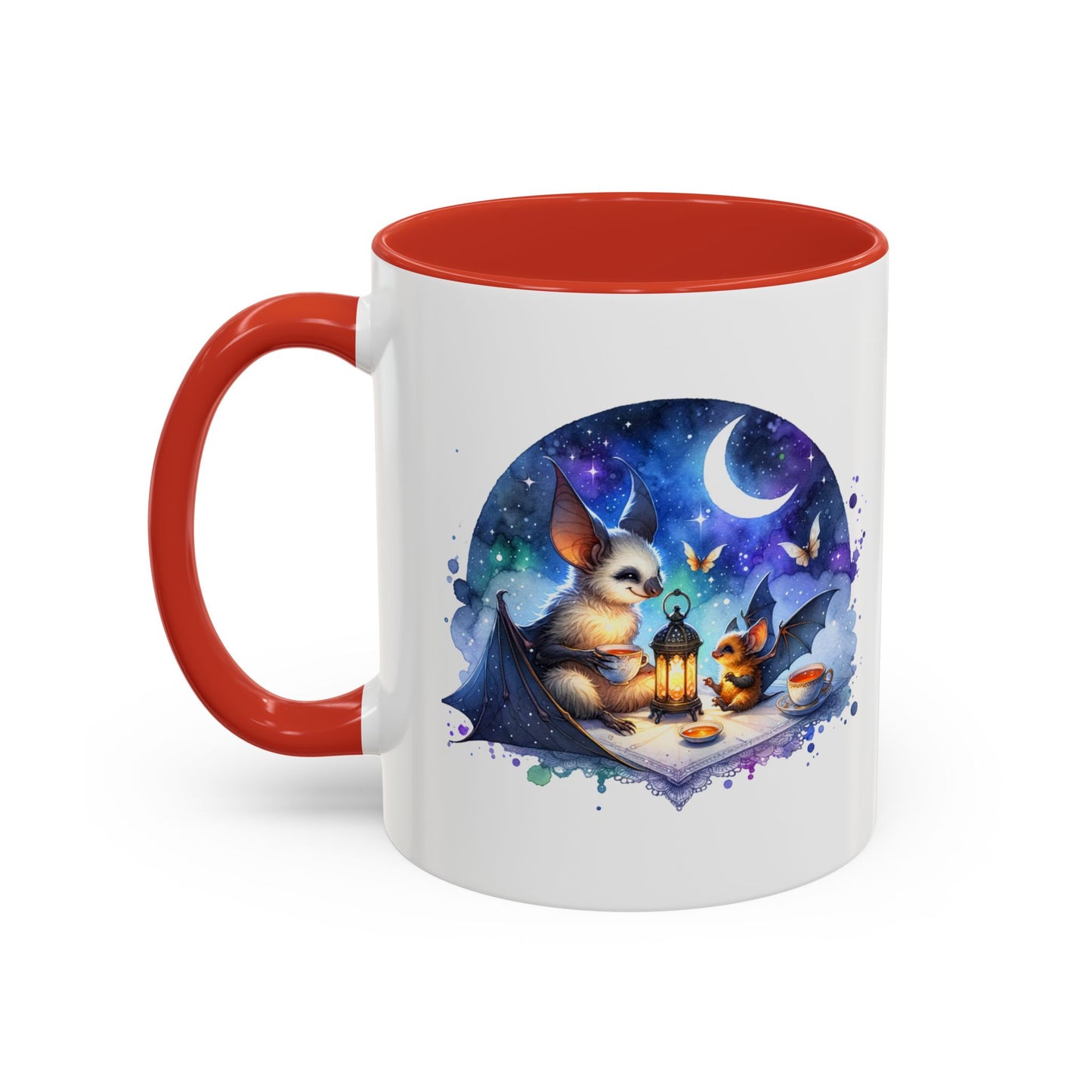 Whimsical Nighttime Coffee Mug: Enchanting Animal Design for Cozy Moments, Gift for Animal Lovers, Unique Home Decor, Special Occasions