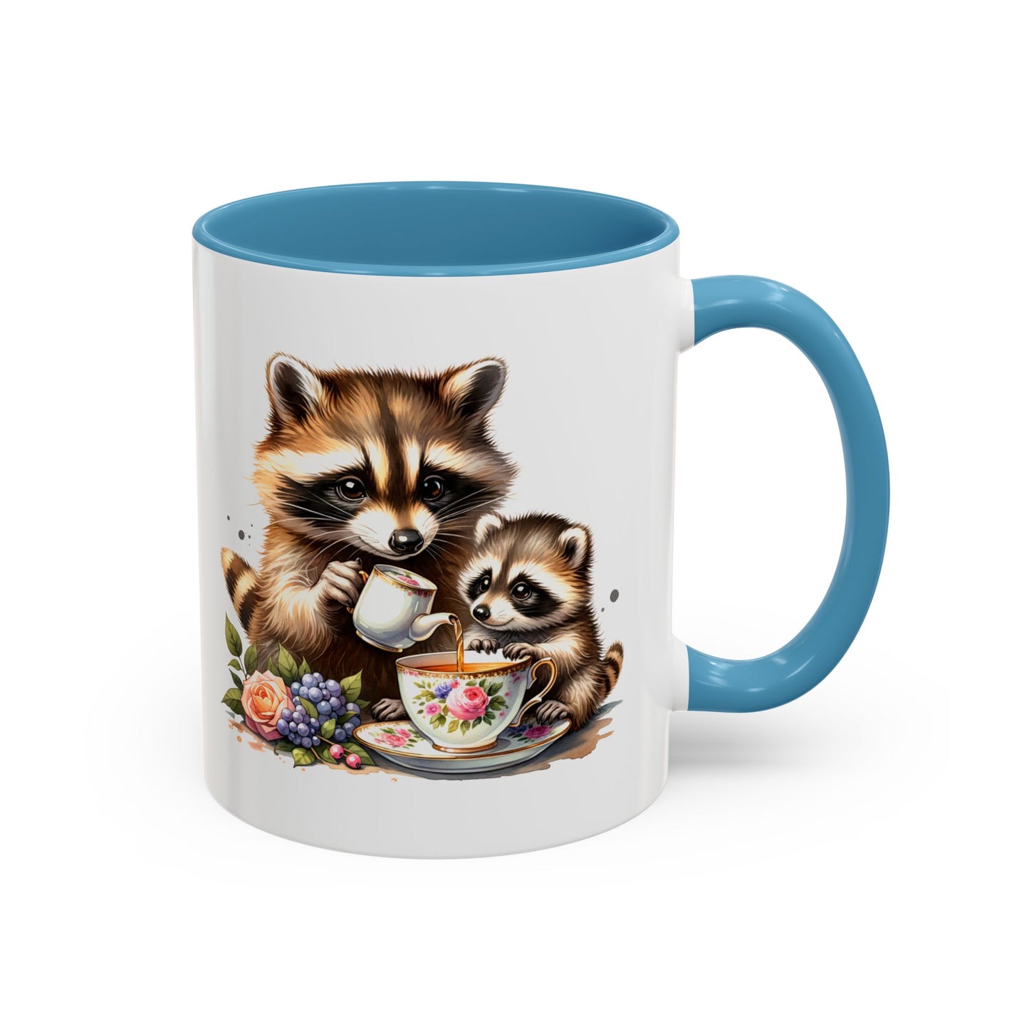 Whimsical Raccoon Coffee Mug - Perfect Gift for Animal Lovers, Cute Kitchen Decor, Tea Lovers, Nature Enthusiasts, Mother's Day