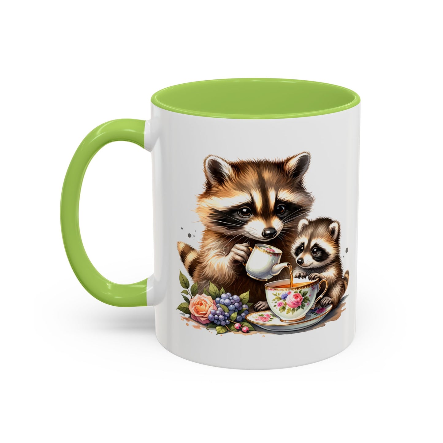 Whimsical Raccoon Coffee Mug - Perfect Gift for Animal Lovers, Cute Kitchen Decor, Tea Lovers, Nature Enthusiasts, Mother's Day