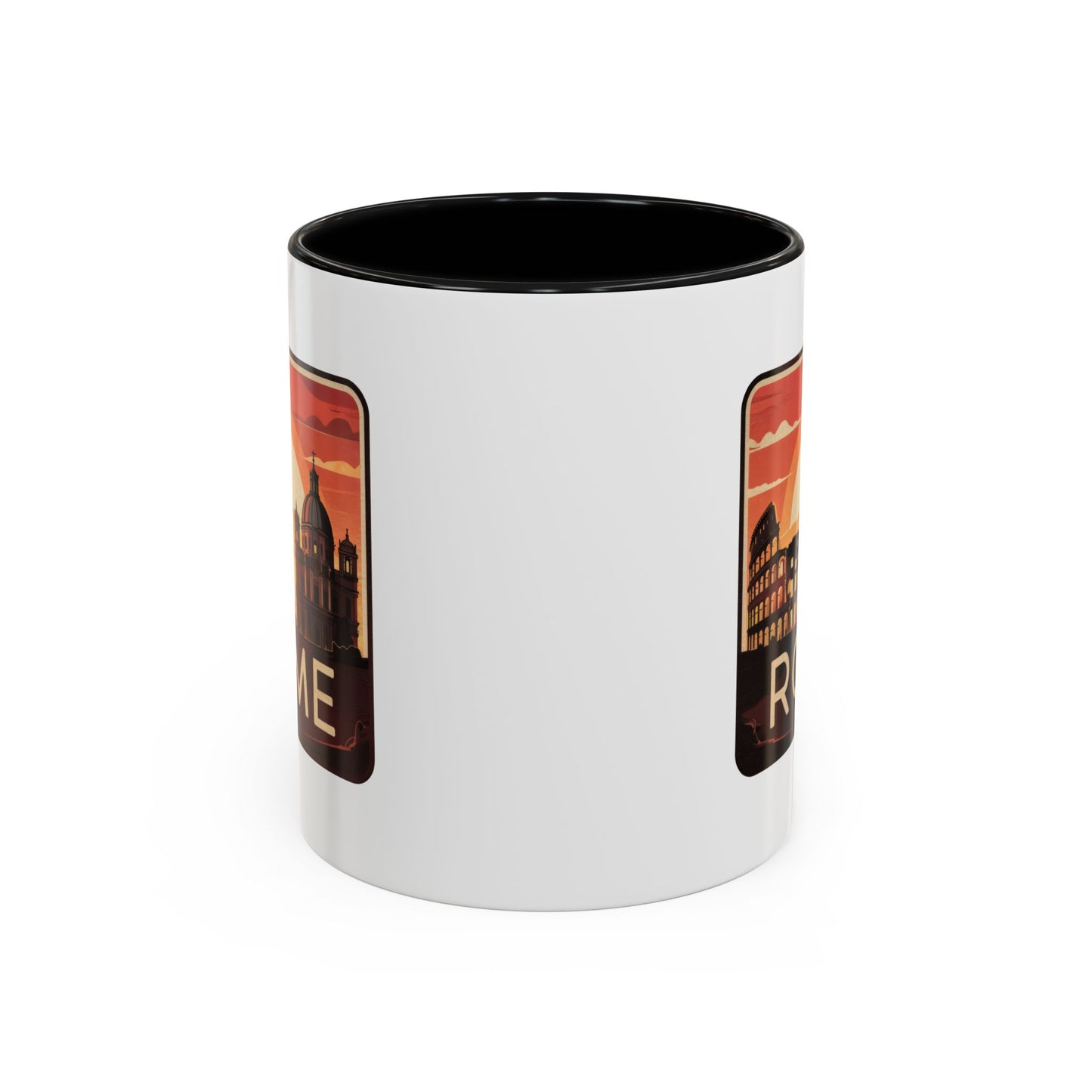 Rome Skyline Accent Coffee Mug, Travel Gift, Coffee Lovers, Home Decor, Unique Souvenir