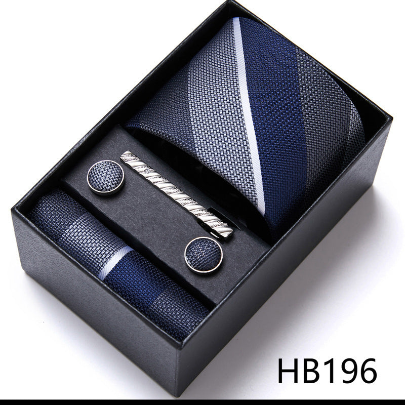 Men's Business Formal Tie Six-piece Set Gift Box