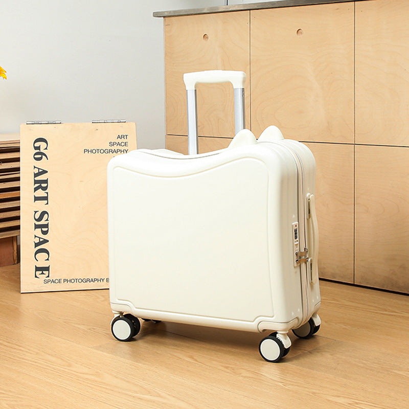 Children's Luggage Riding Trolley Case Mute Universal Wheel Boarding Bag Store Hive UNIjuntos
