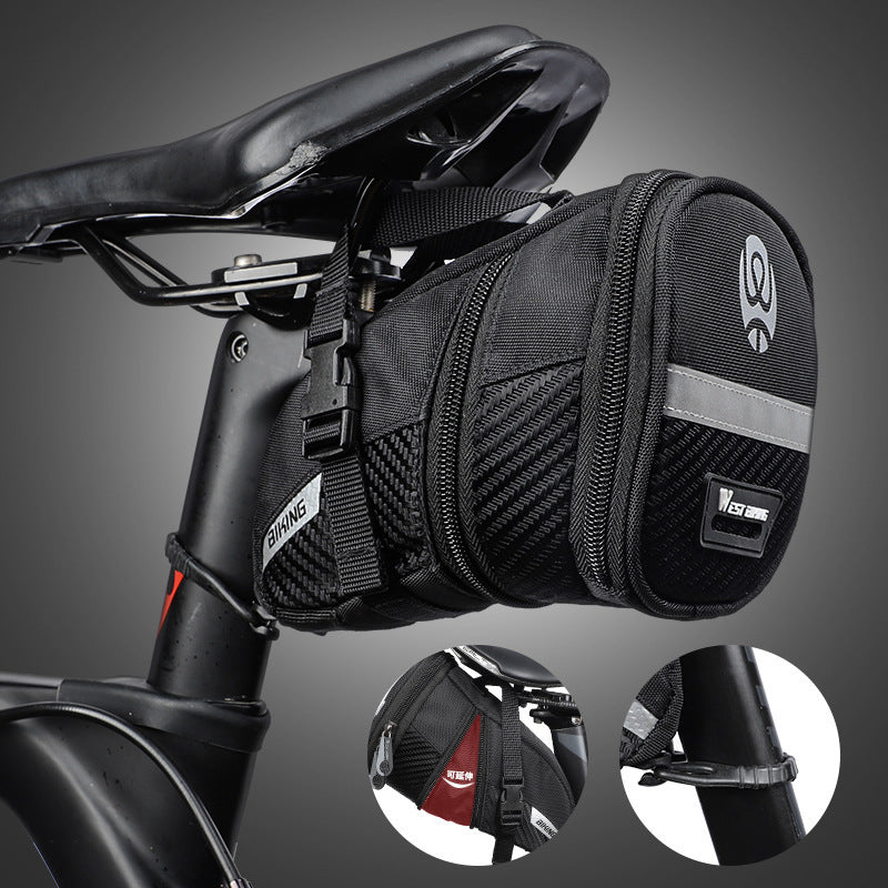 Bicycle Reflective Tail Bag Saddle Bag Back Seat Bag