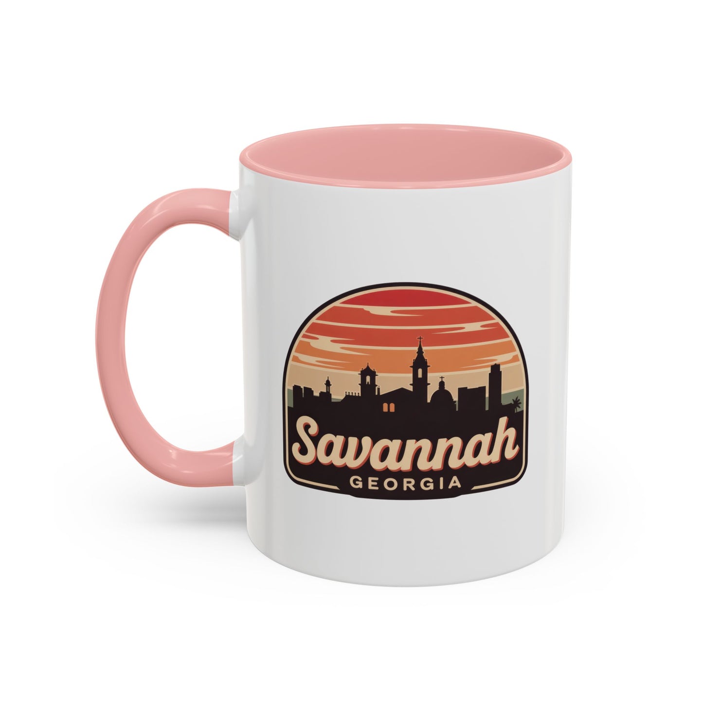 Savannah Skyline Accent Coffee Mug - Perfect for Gifts, Souvenirs, Festivals, Home Decor, Coffee Lovers