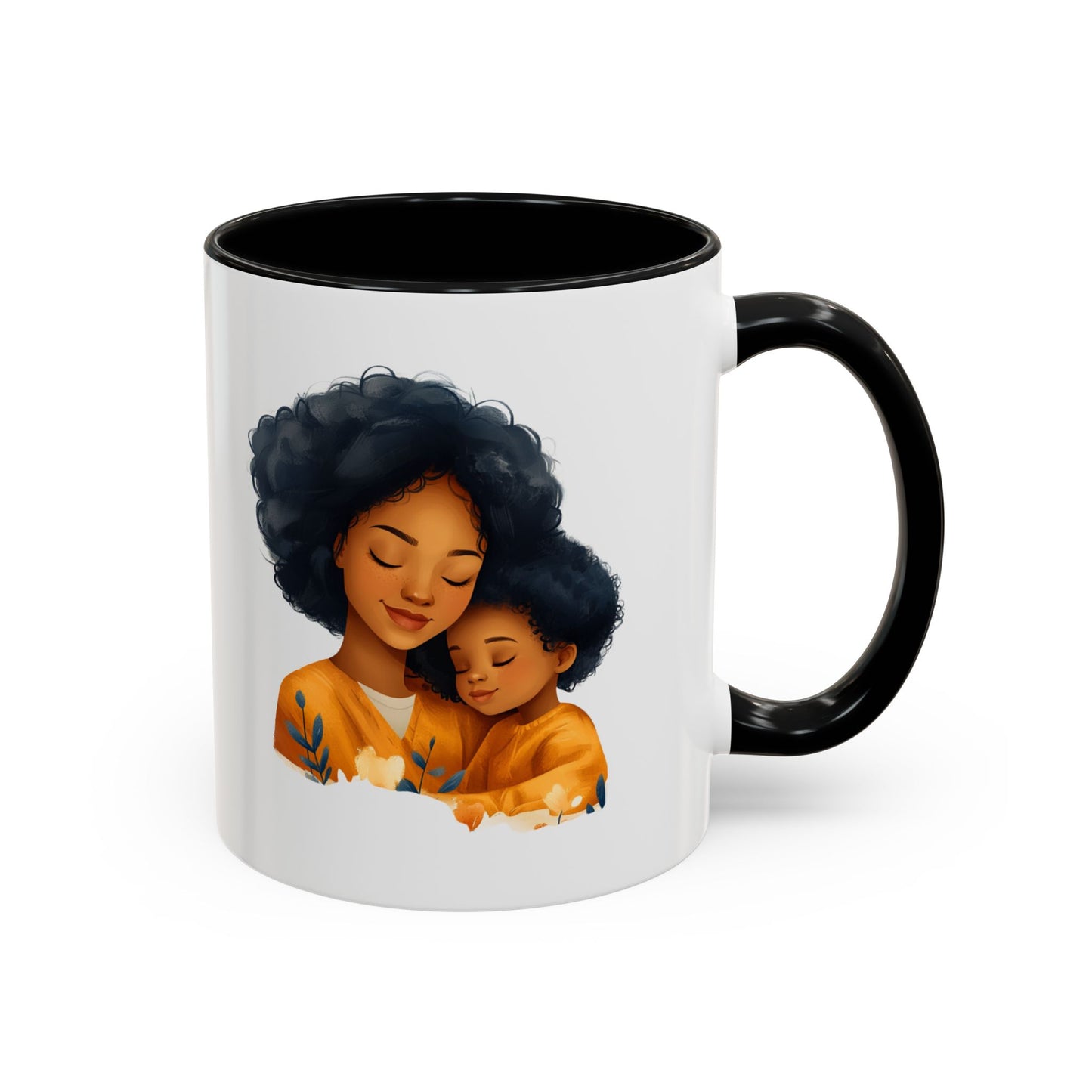 Warm Embrace Coffee Mug - Celebrating Love, Mom Gift, Unique Artwork, Cozy Home Decor, Perfect for Mother's Day, Tea Lover