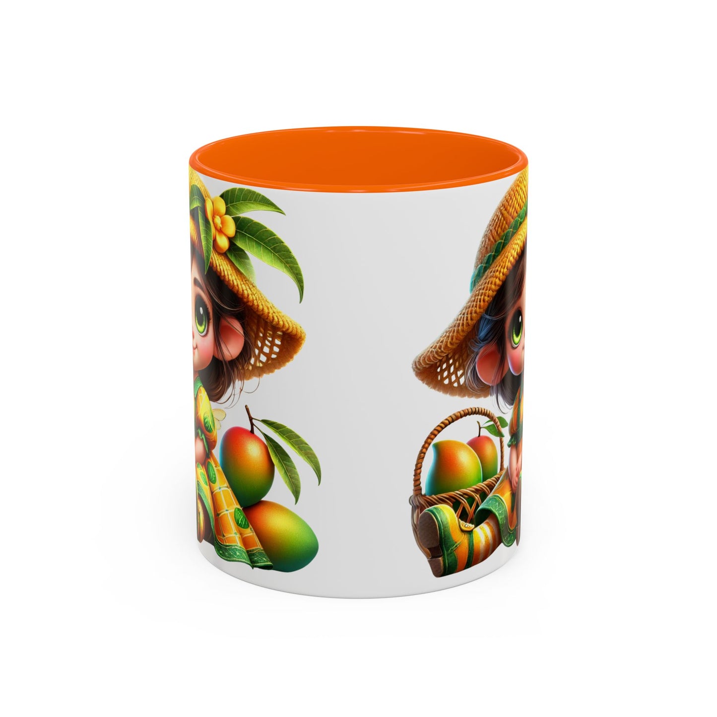 Whimsical Fruit-Themed Accent Coffee Mug - 11 & 15oz